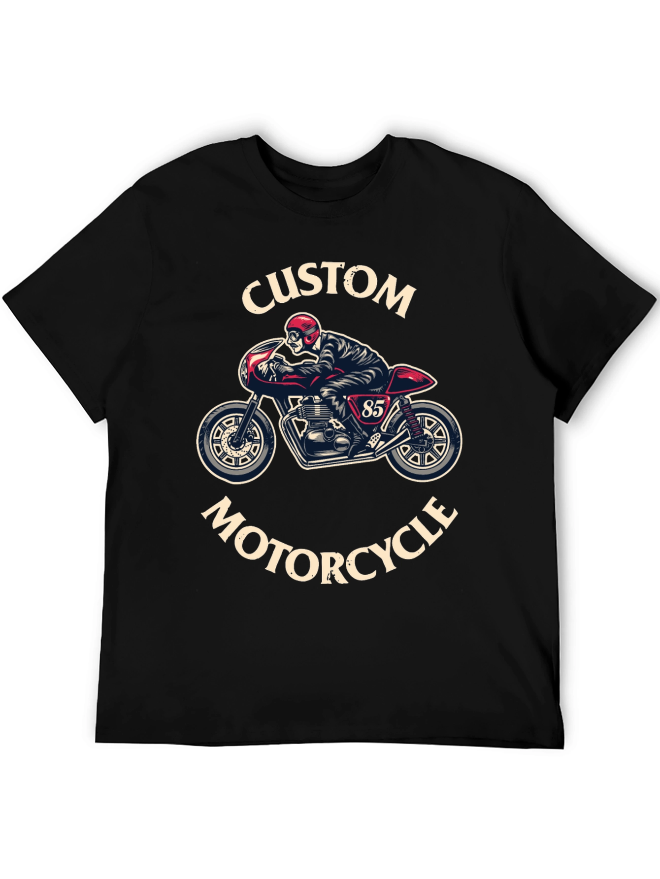 Custom Motorcycle Graphic T-Shirt