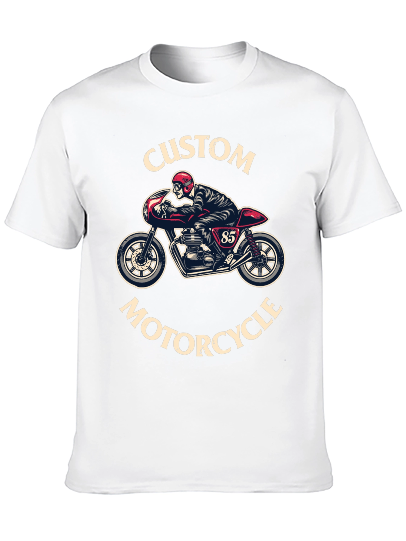 Custom Motorcycle Graphic T-Shirt