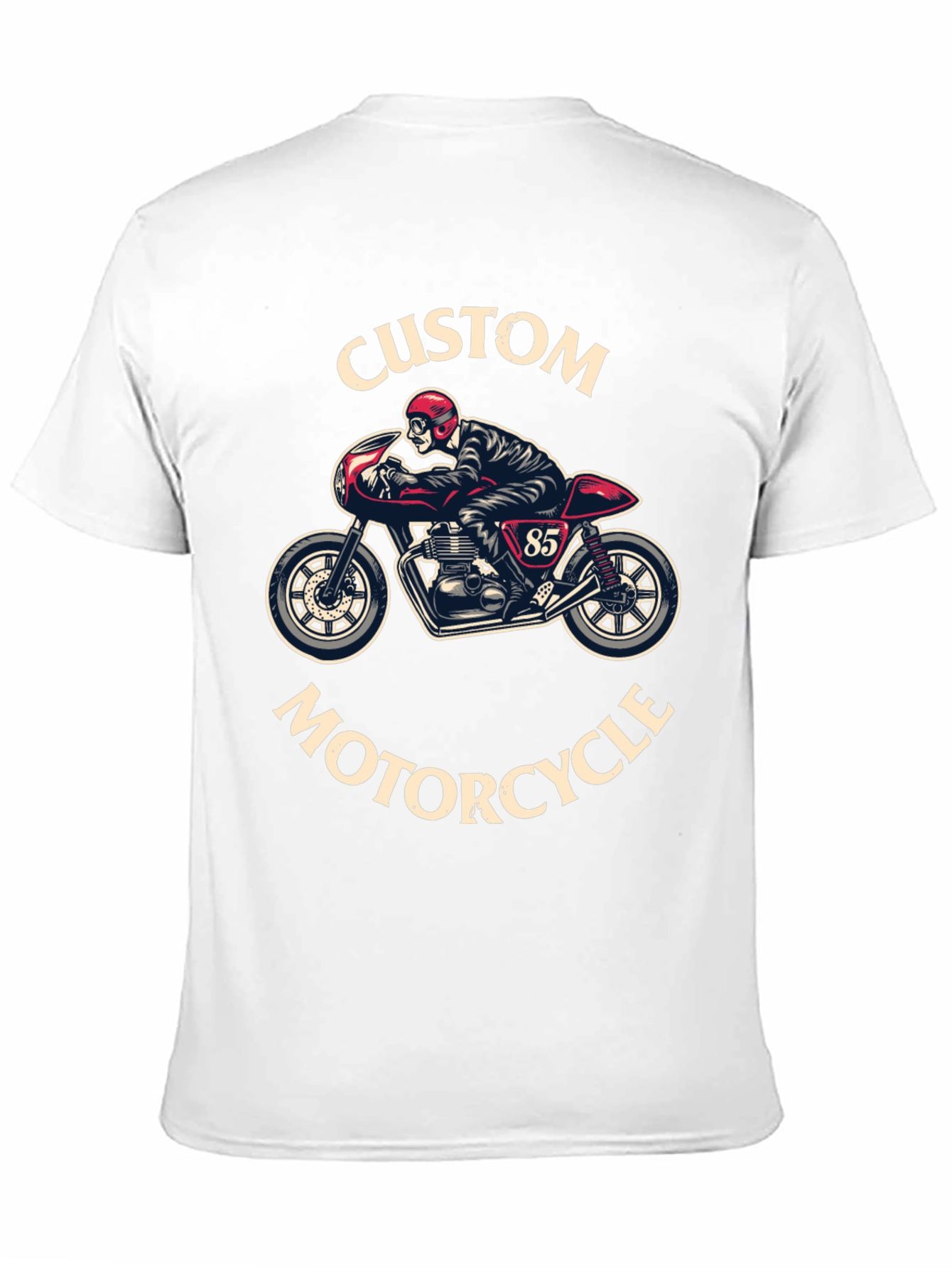 Custom Motorcycle Graphic T-Shirt
