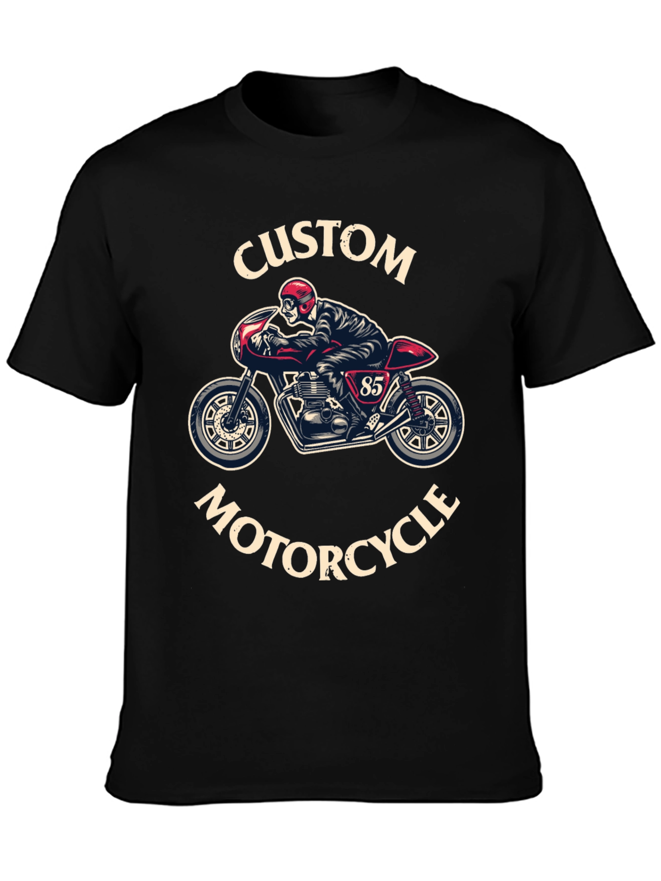 Custom Motorcycle Graphic T-Shirt