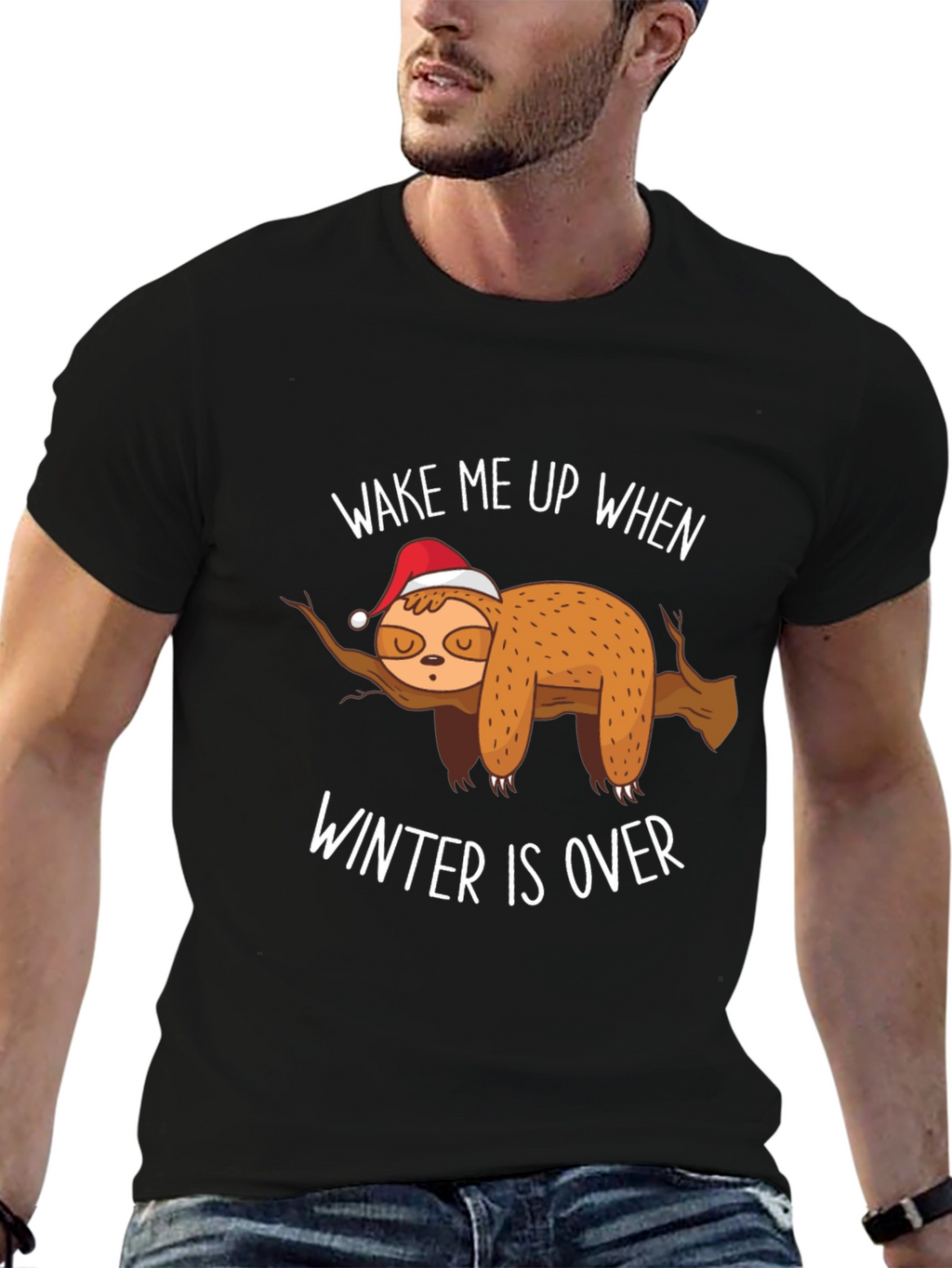Wake Me Up When Winter Is Over Sloth T-Shirt