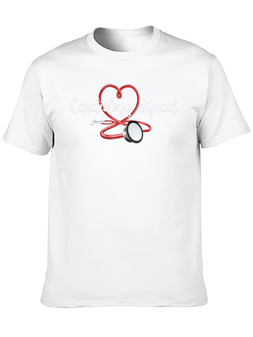 Cardiology Squad Stethoscope Heart T-Shirt