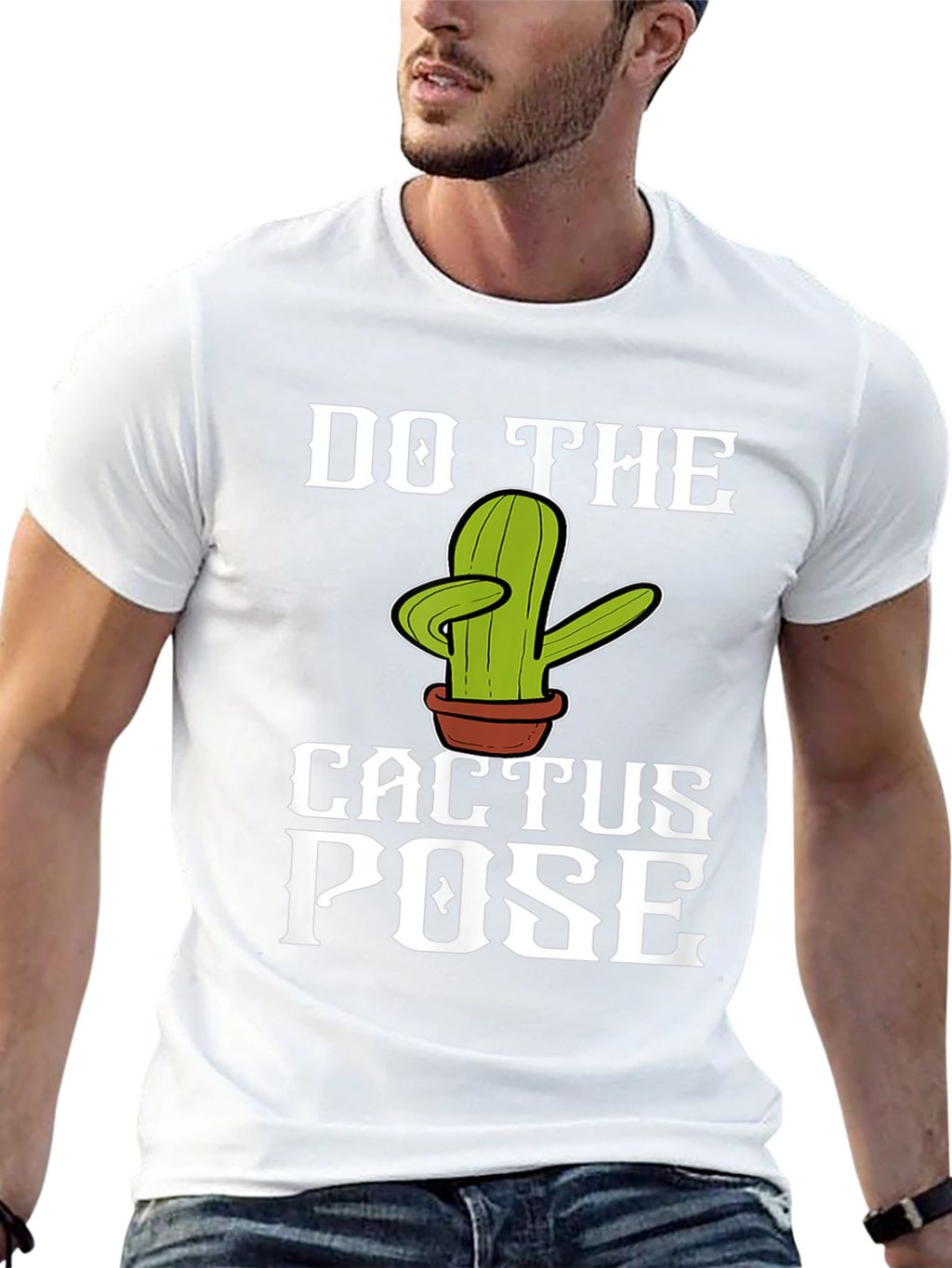 Do The Cactus Pose Graphic T-Shirt