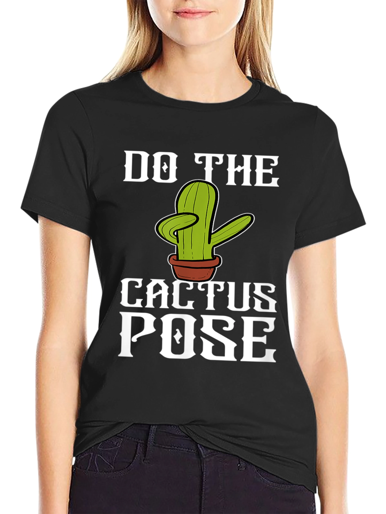 Do The Cactus Pose Graphic T-Shirt