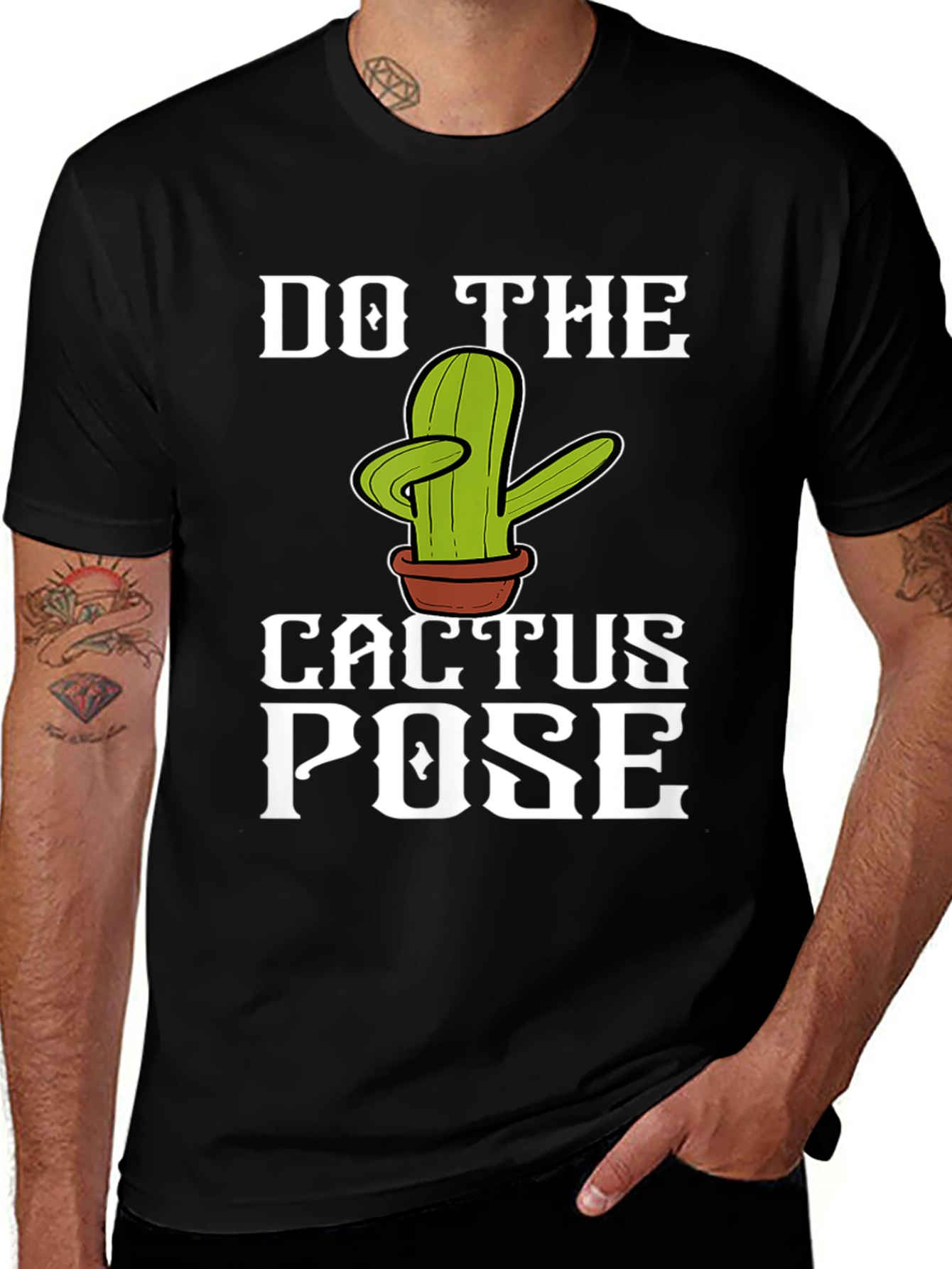 Do The Cactus Pose Graphic T-Shirt