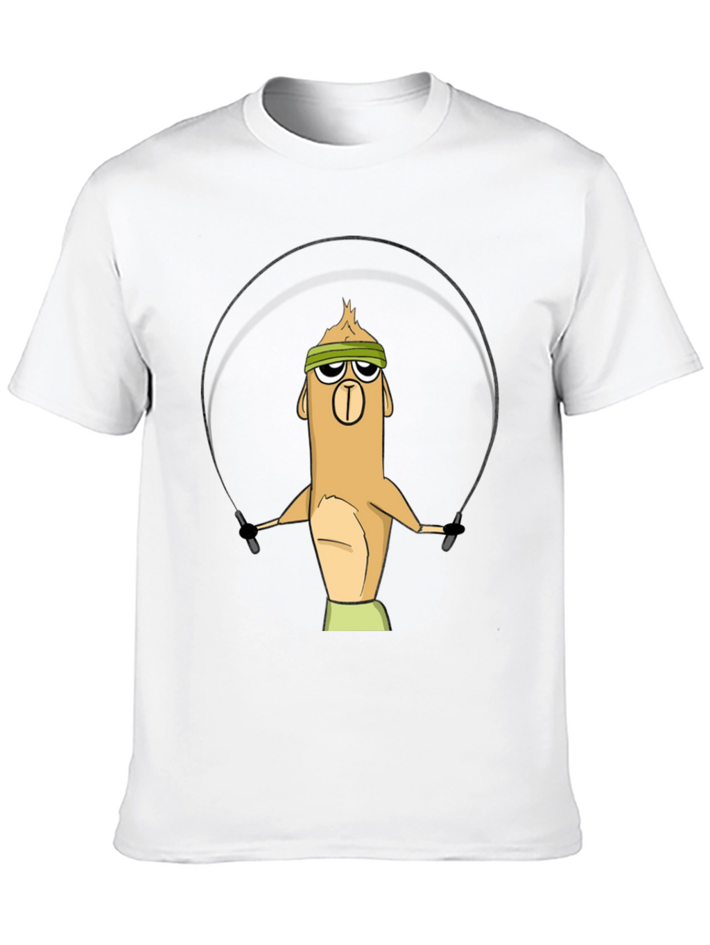 Funny Cartoon Character Workout T-Shirt