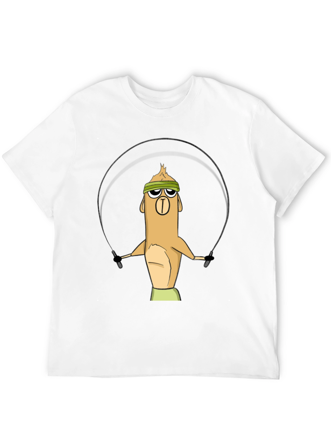 Funny Cartoon Character Workout T-Shirt