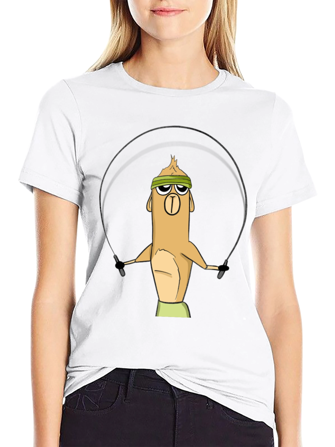 Funny Cartoon Character Workout T-Shirt