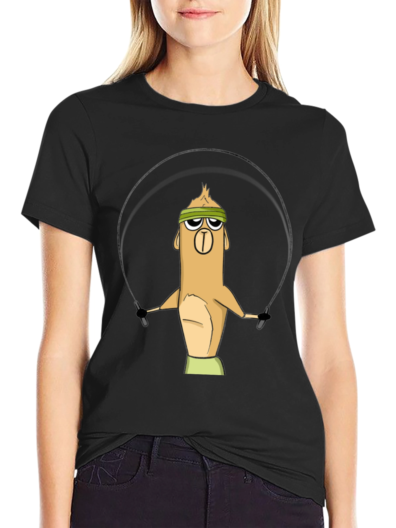 Funny Cartoon Character Workout T-Shirt