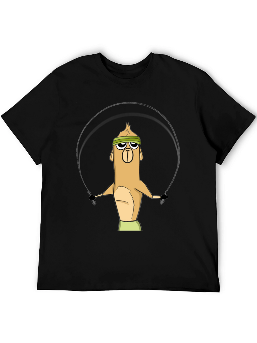 Funny Cartoon Character Workout T-Shirt