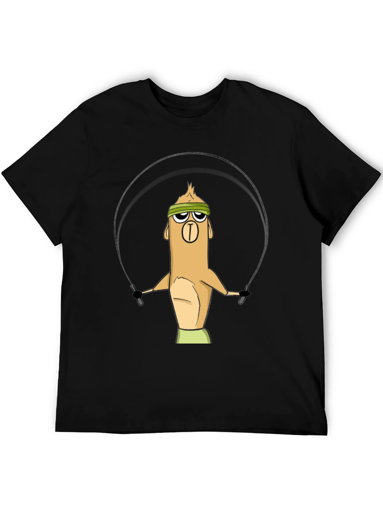 Funny Cartoon Character Workout T-Shirt