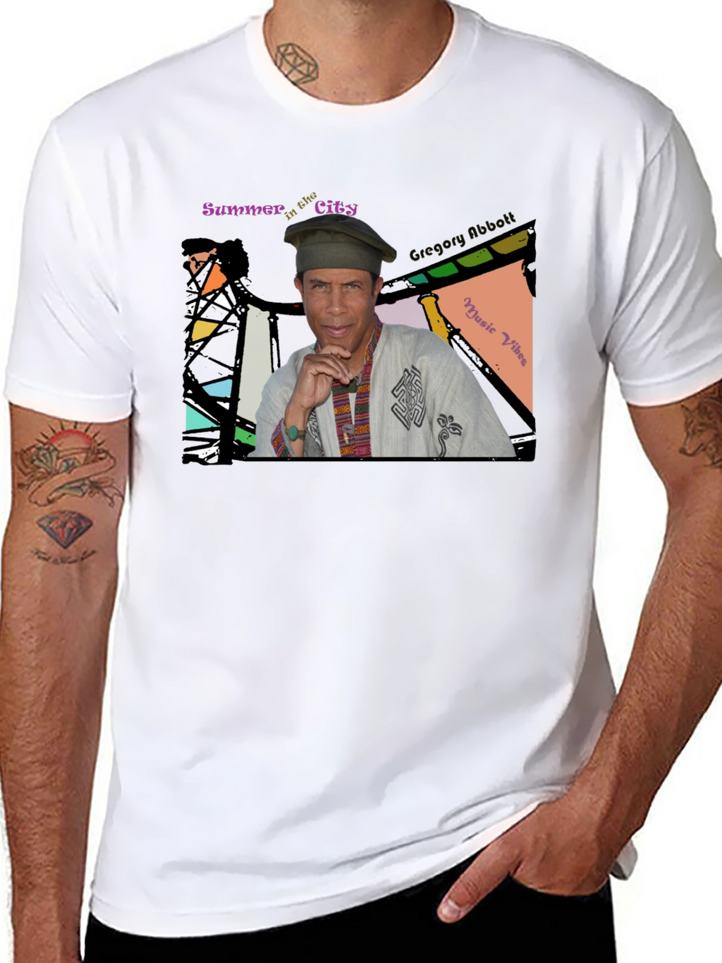 Summer in the City Music Vibes T-Shirt