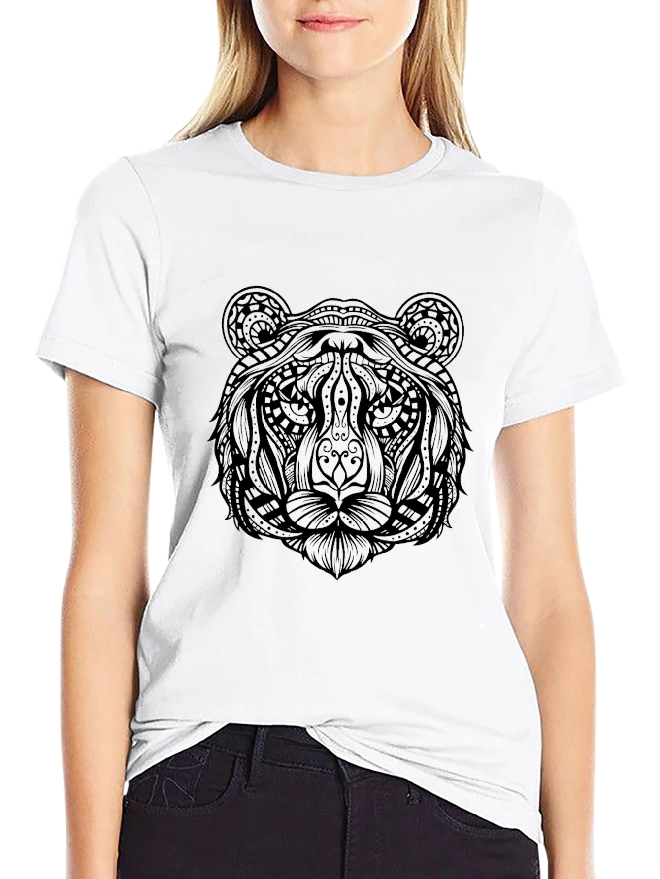 Black Bear Graphic Tee - Unique Design