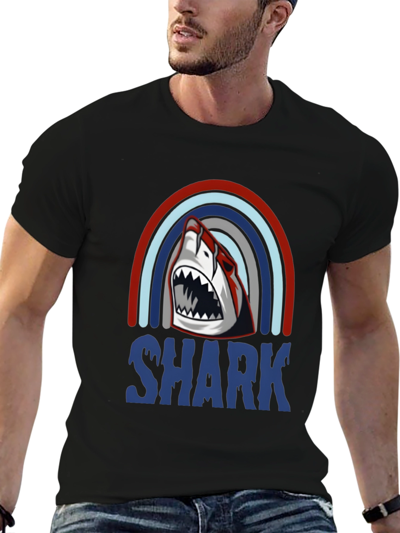 Shark Graphic Tee - Bold Statement T-Shirt