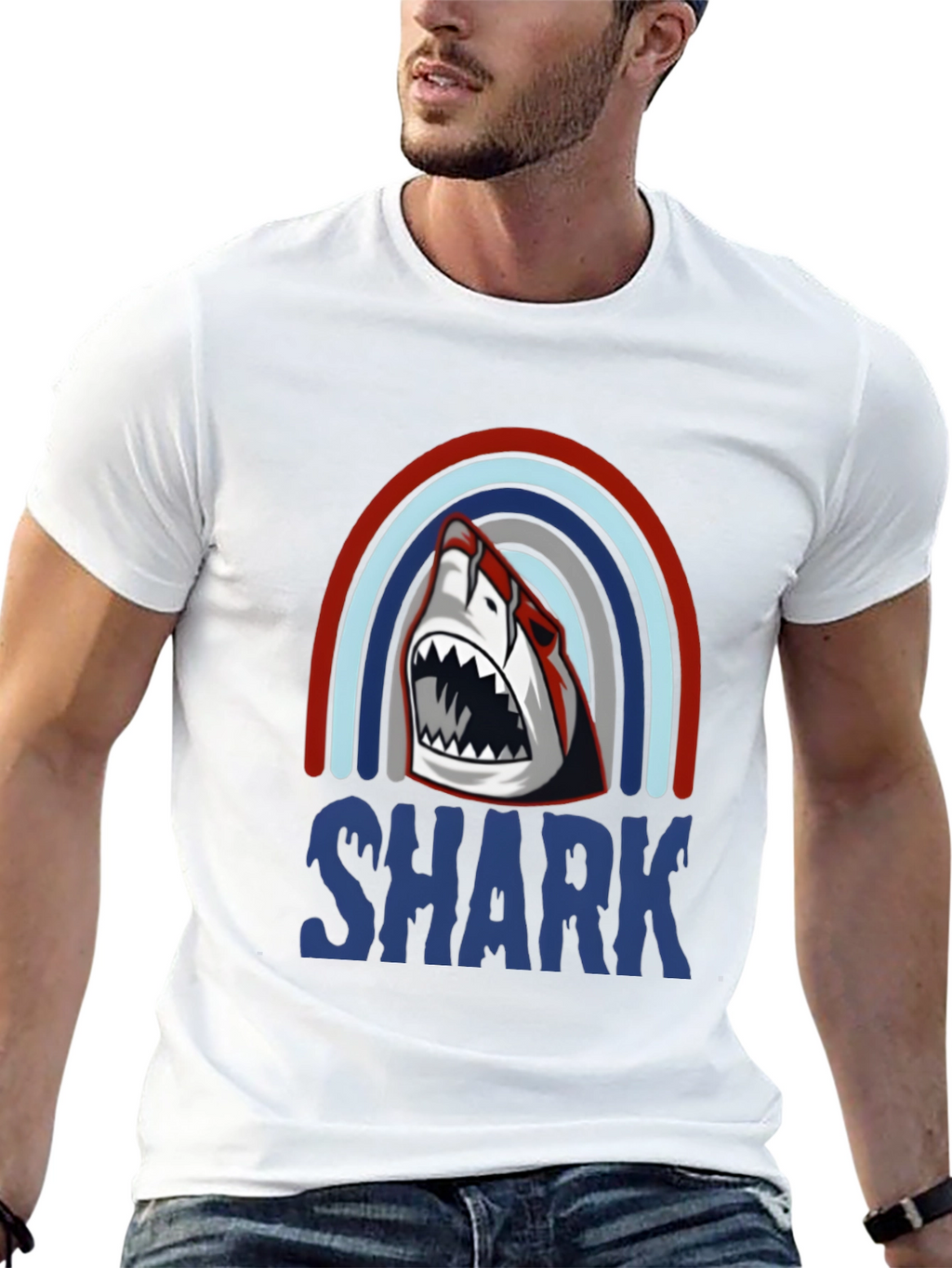 Shark Graphic Tee - Bold Statement T-Shirt
