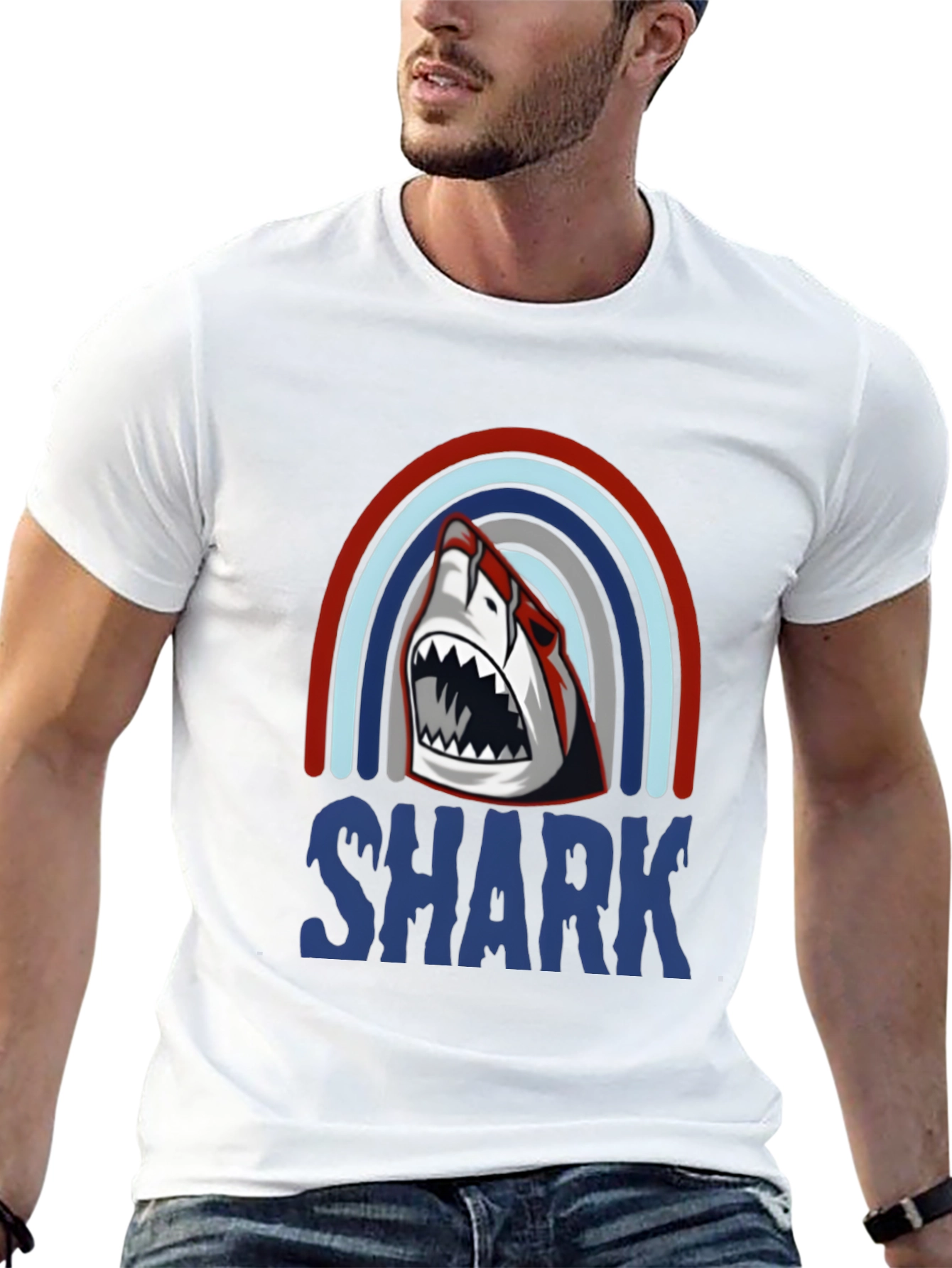 Shark Graphic Tee - Bold Statement T-Shirt