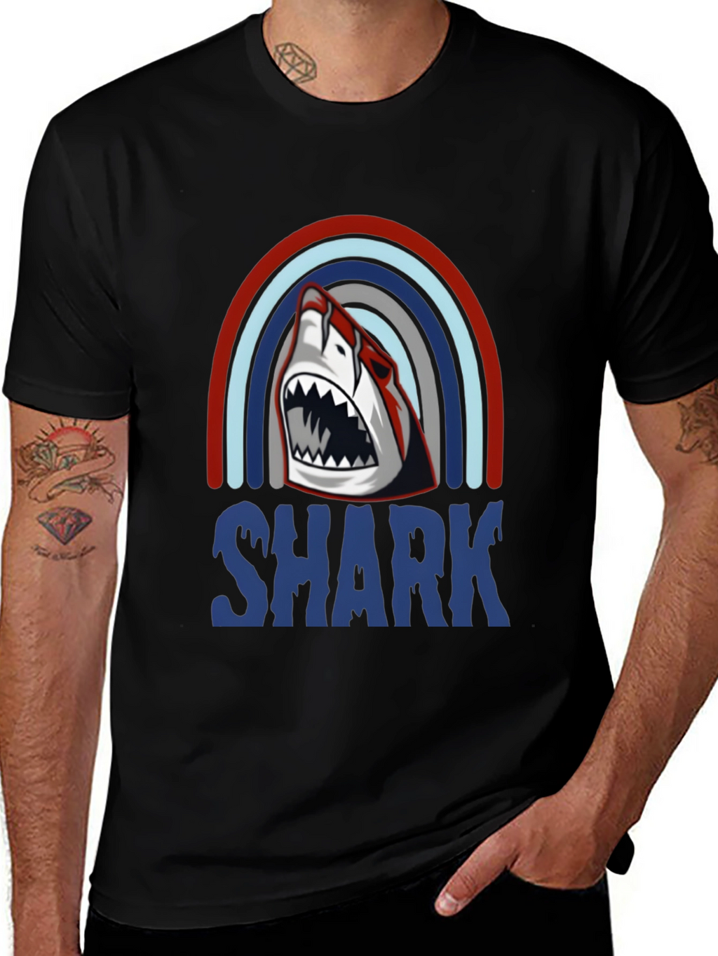 Shark Graphic Tee - Bold Statement T-Shirt