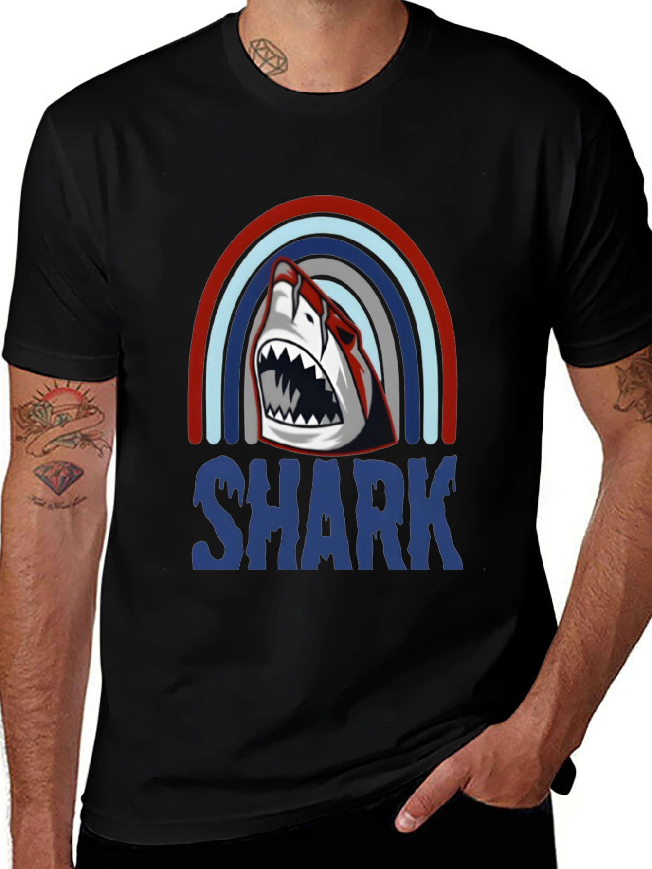 Shark Graphic Tee - Bold Statement T-Shirt