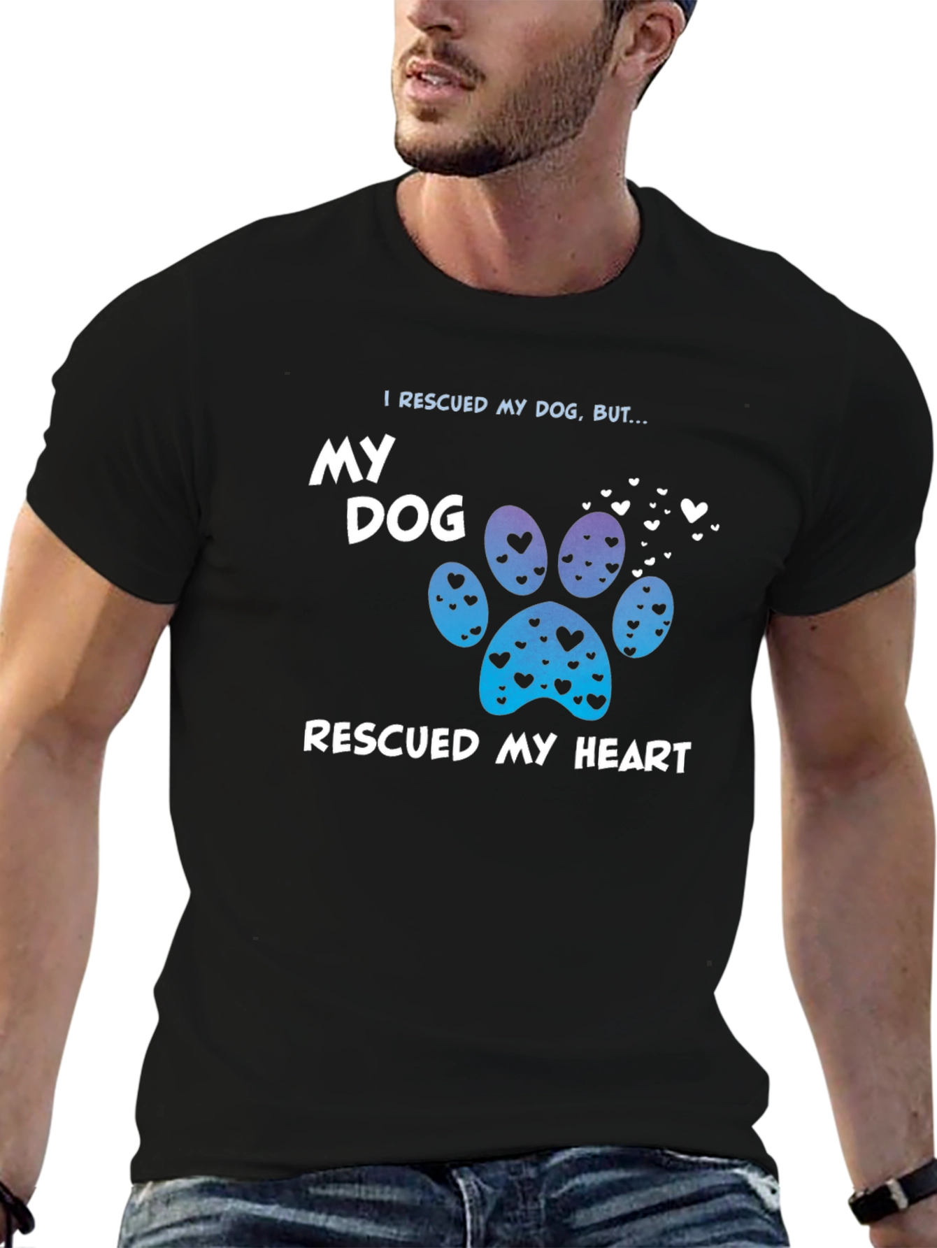 Rescued My Dog T-Shirt