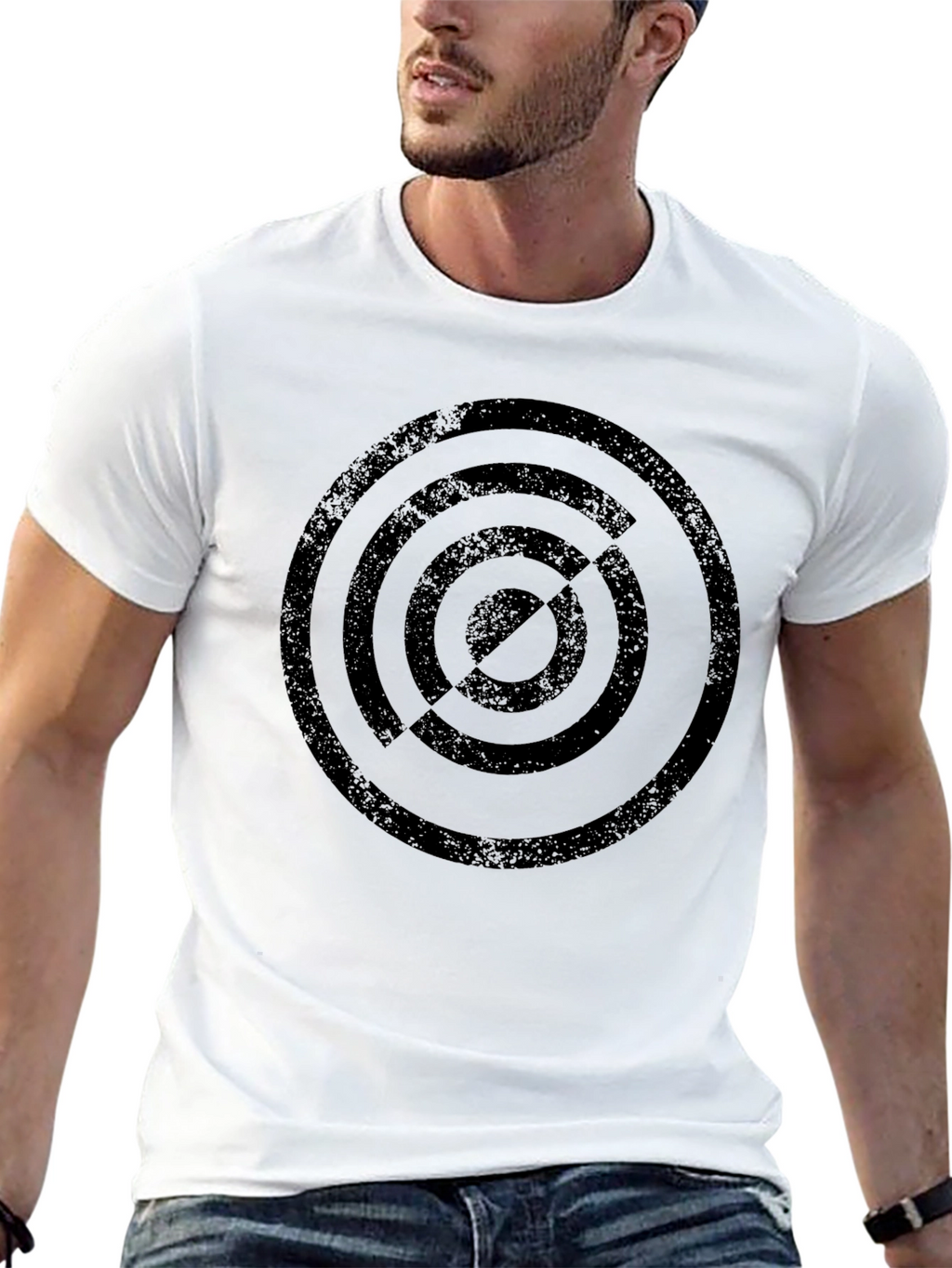Target Graphic Print Black Tee