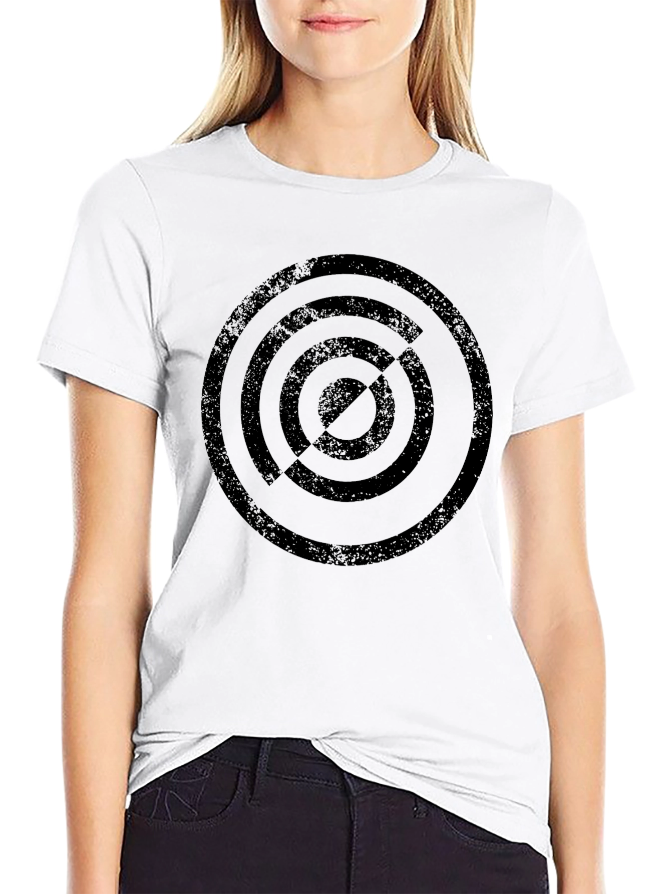 Target Graphic Print Black Tee