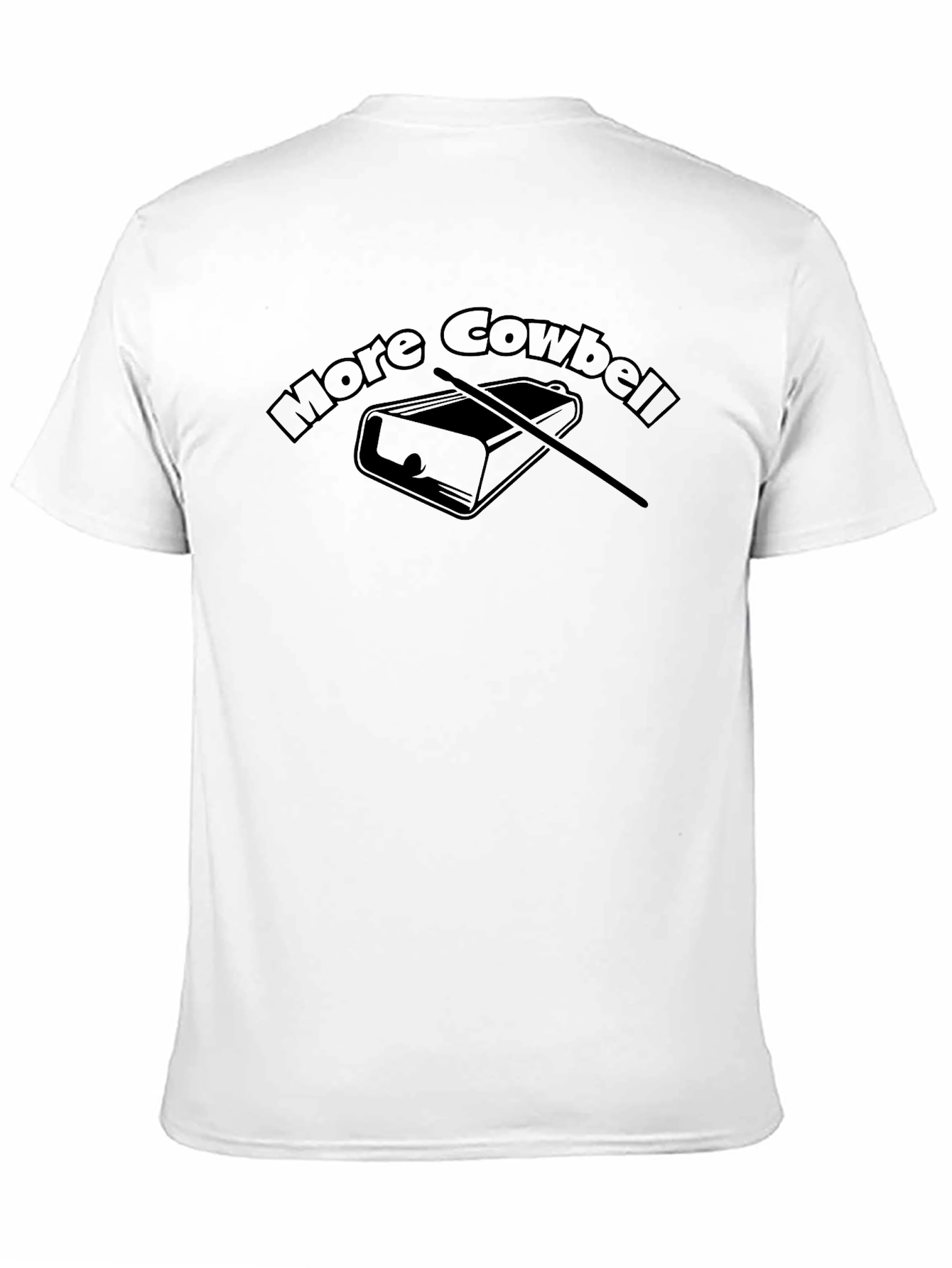 More Cowbell Graphic Tee - Funny Music T-Shirt