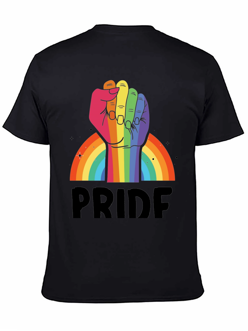 Pride Fist Rainbow Graphic Tee