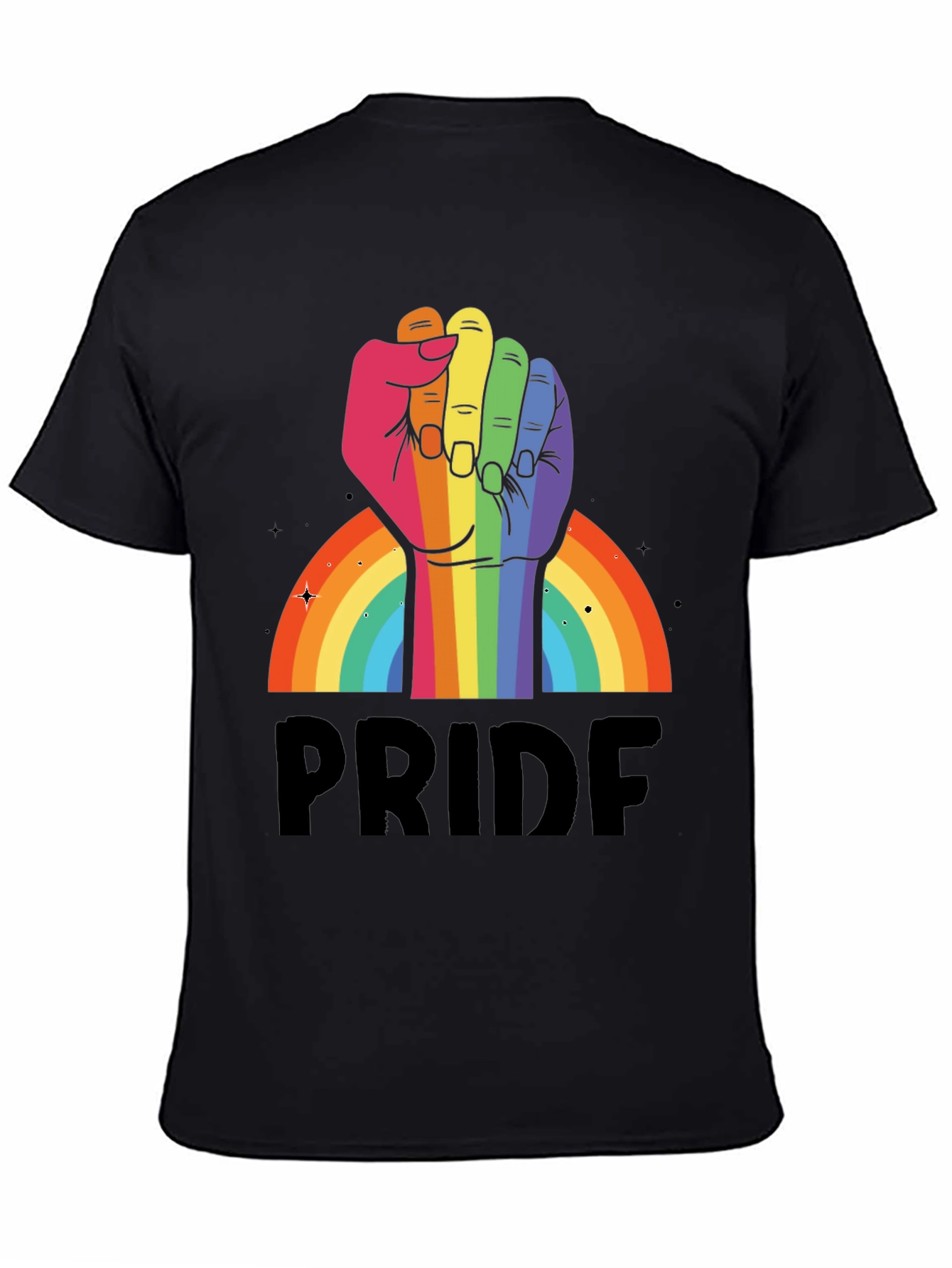 Pride Fist Rainbow Graphic Tee
