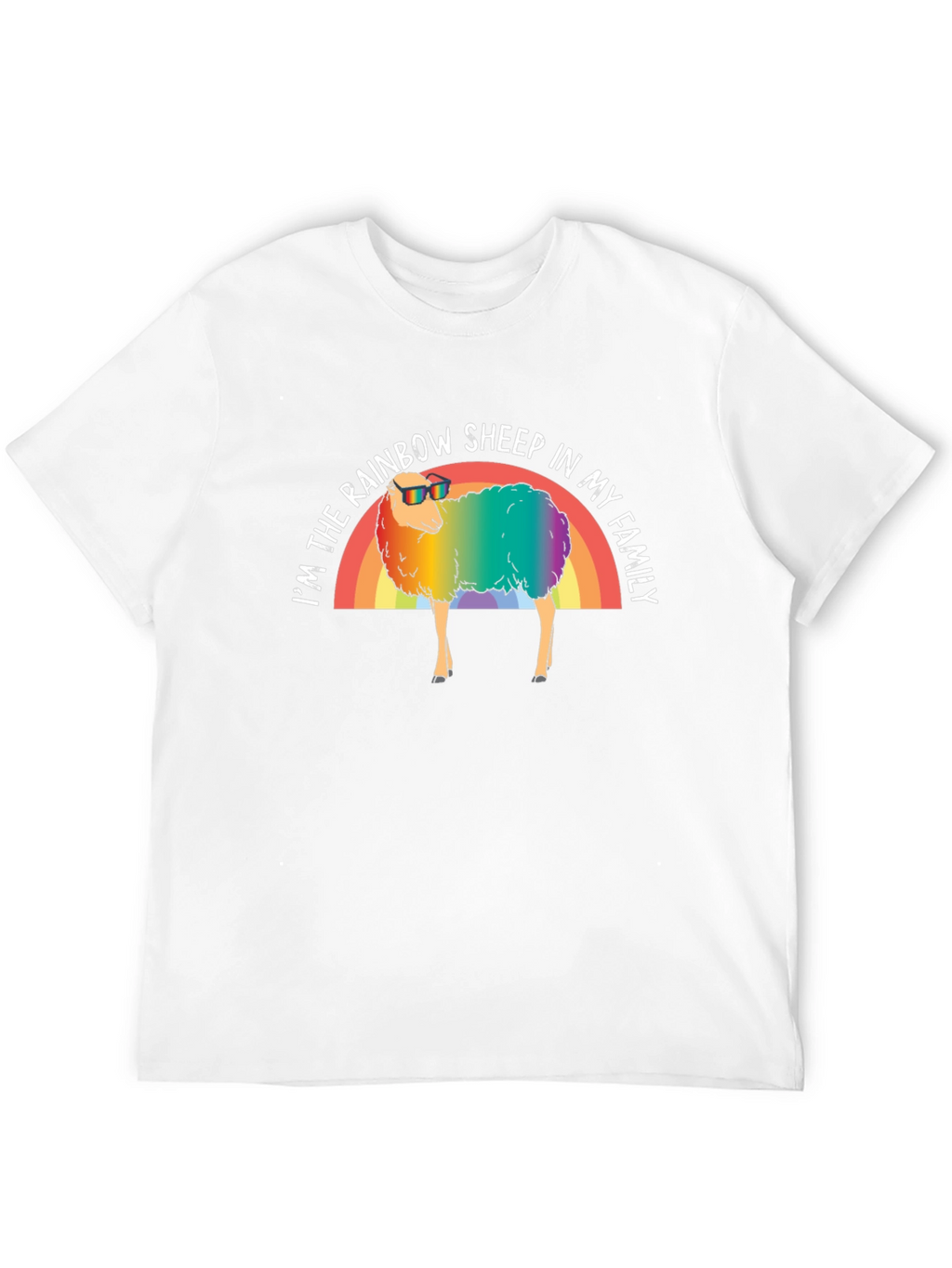Rainbow Sheep LGBTQ Pride T-Shirt