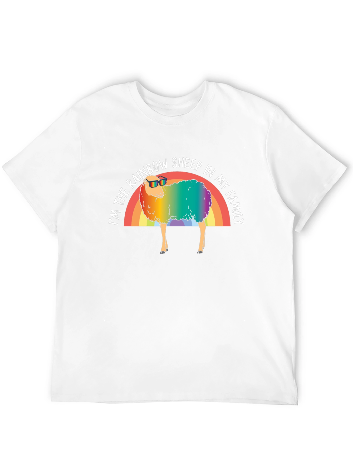 Rainbow Sheep LGBTQ Pride T-Shirt