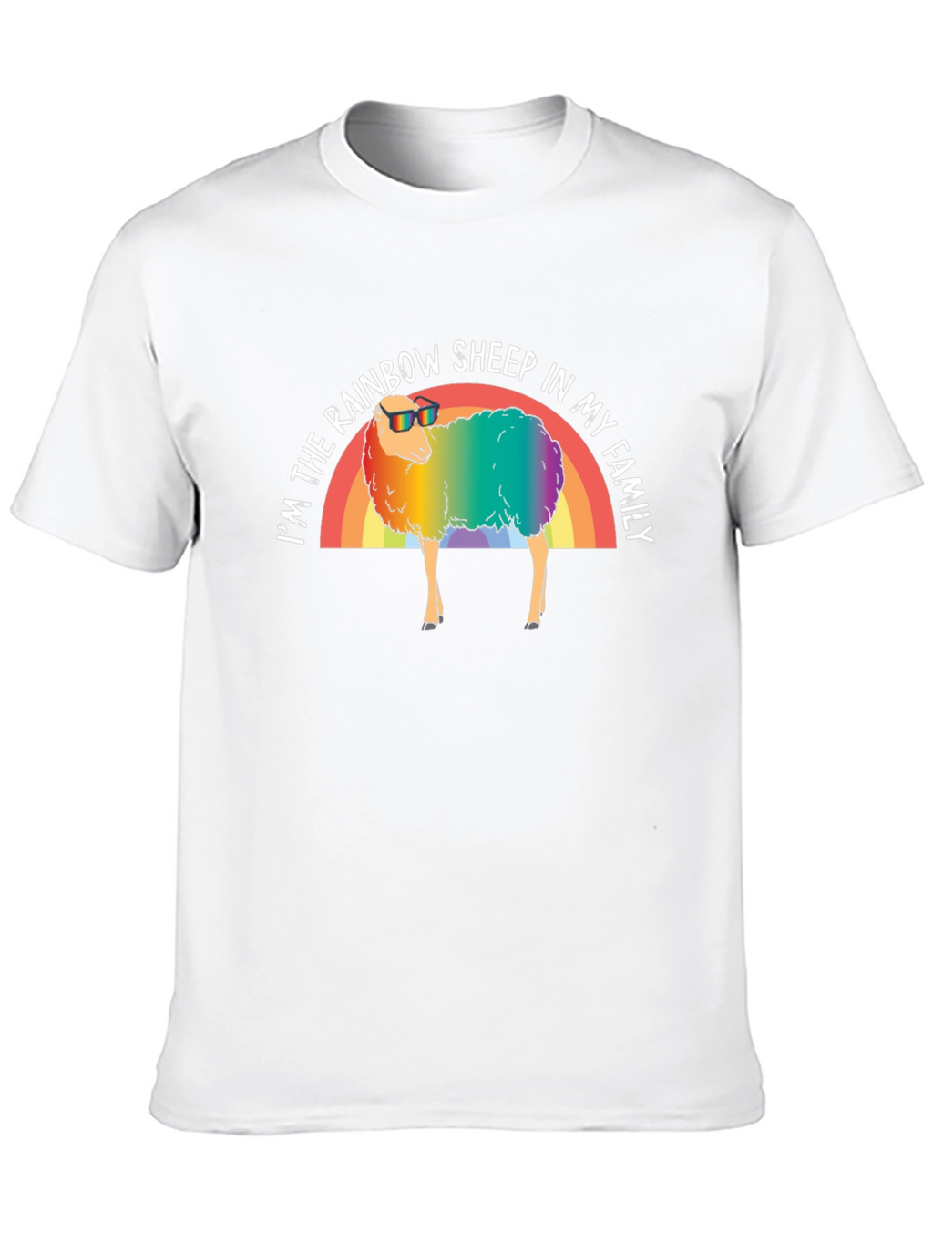 Rainbow Sheep LGBTQ Pride T-Shirt