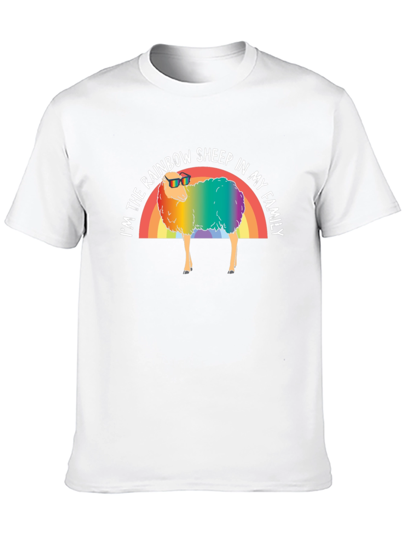 Rainbow Sheep LGBTQ Pride T-Shirt