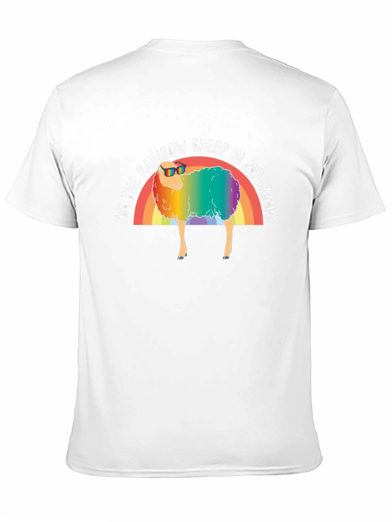 Rainbow Sheep LGBTQ Pride T-Shirt