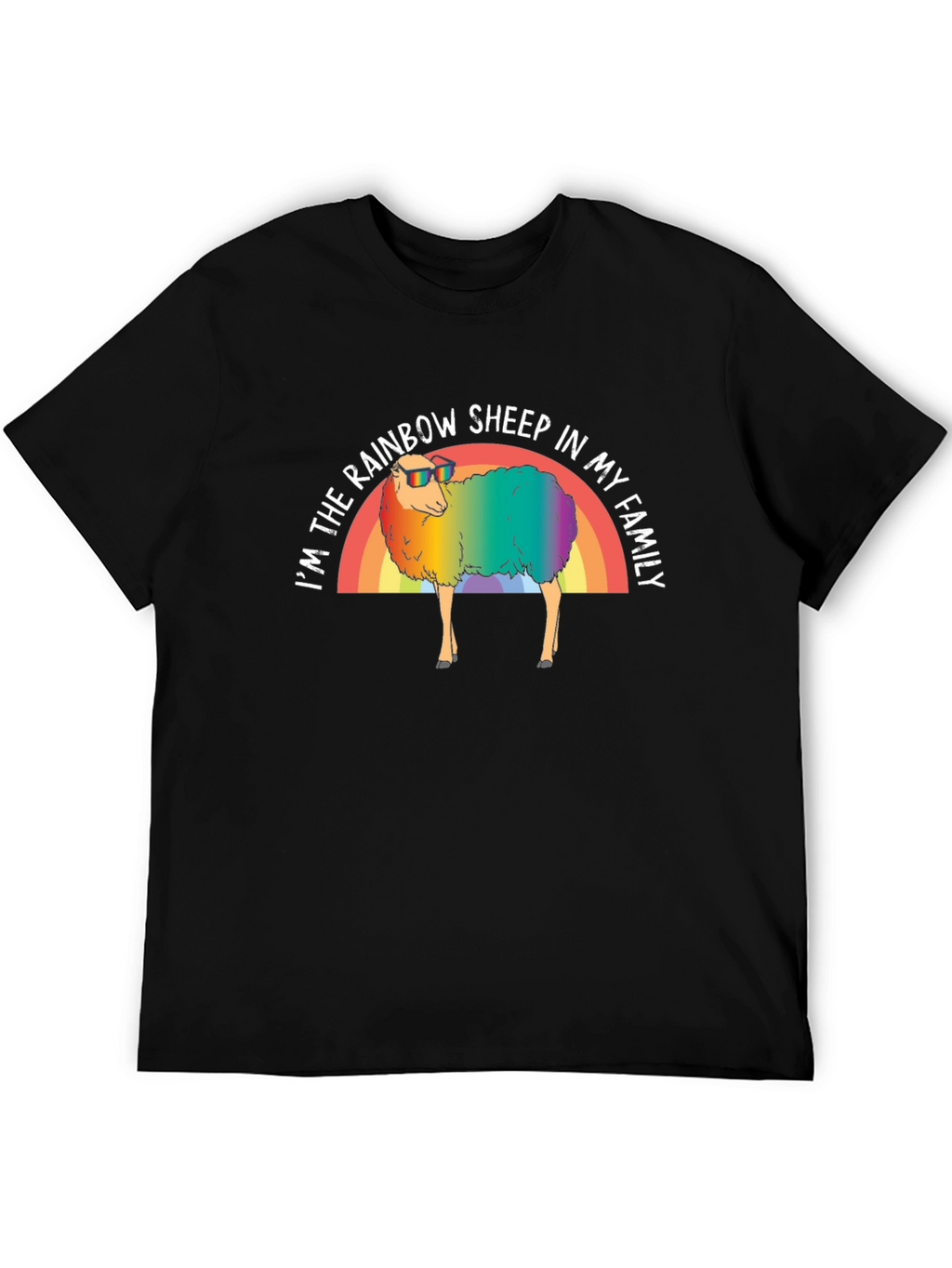 Rainbow Sheep LGBTQ Pride T-Shirt