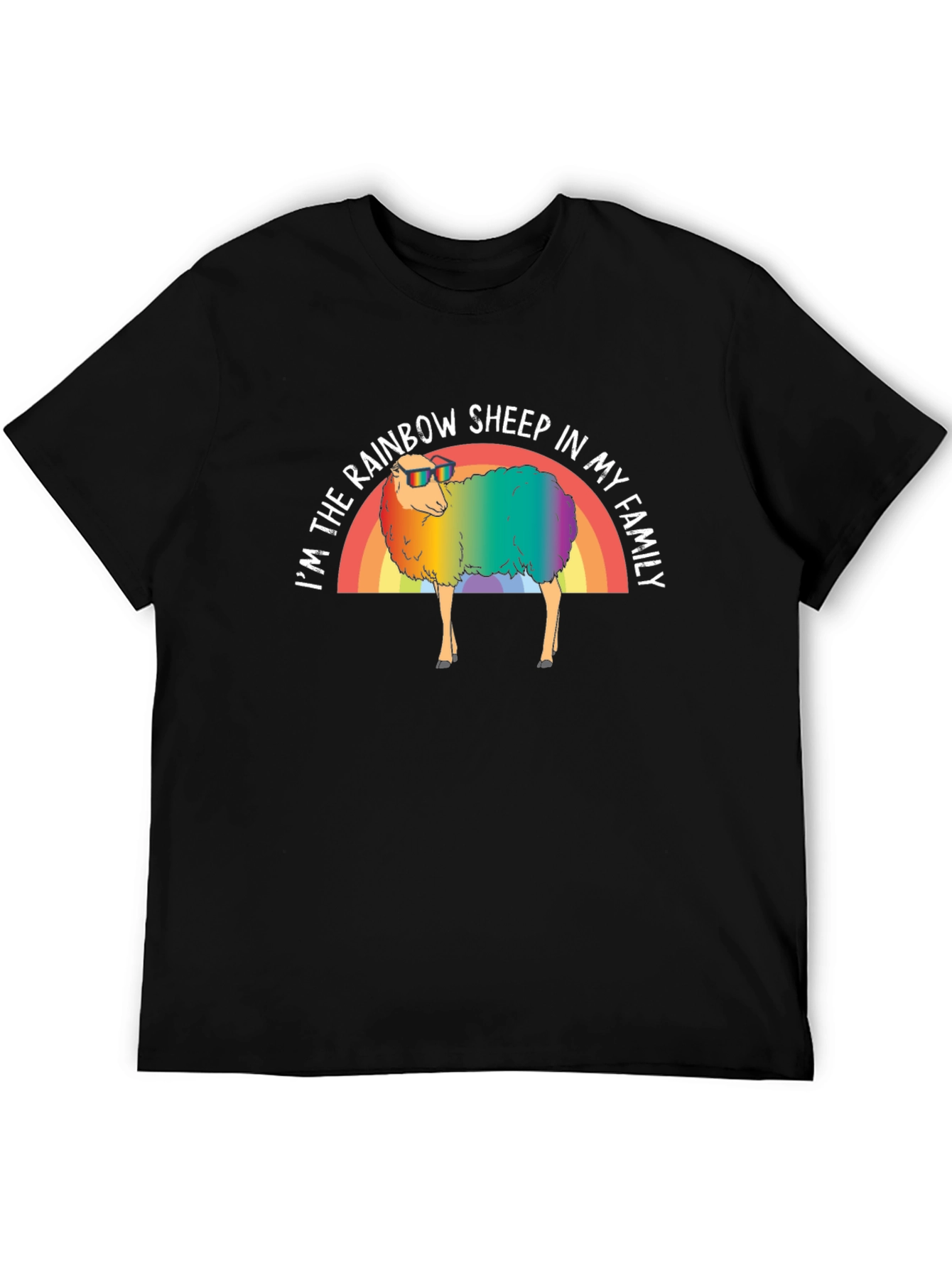 Rainbow Sheep LGBTQ Pride T-Shirt