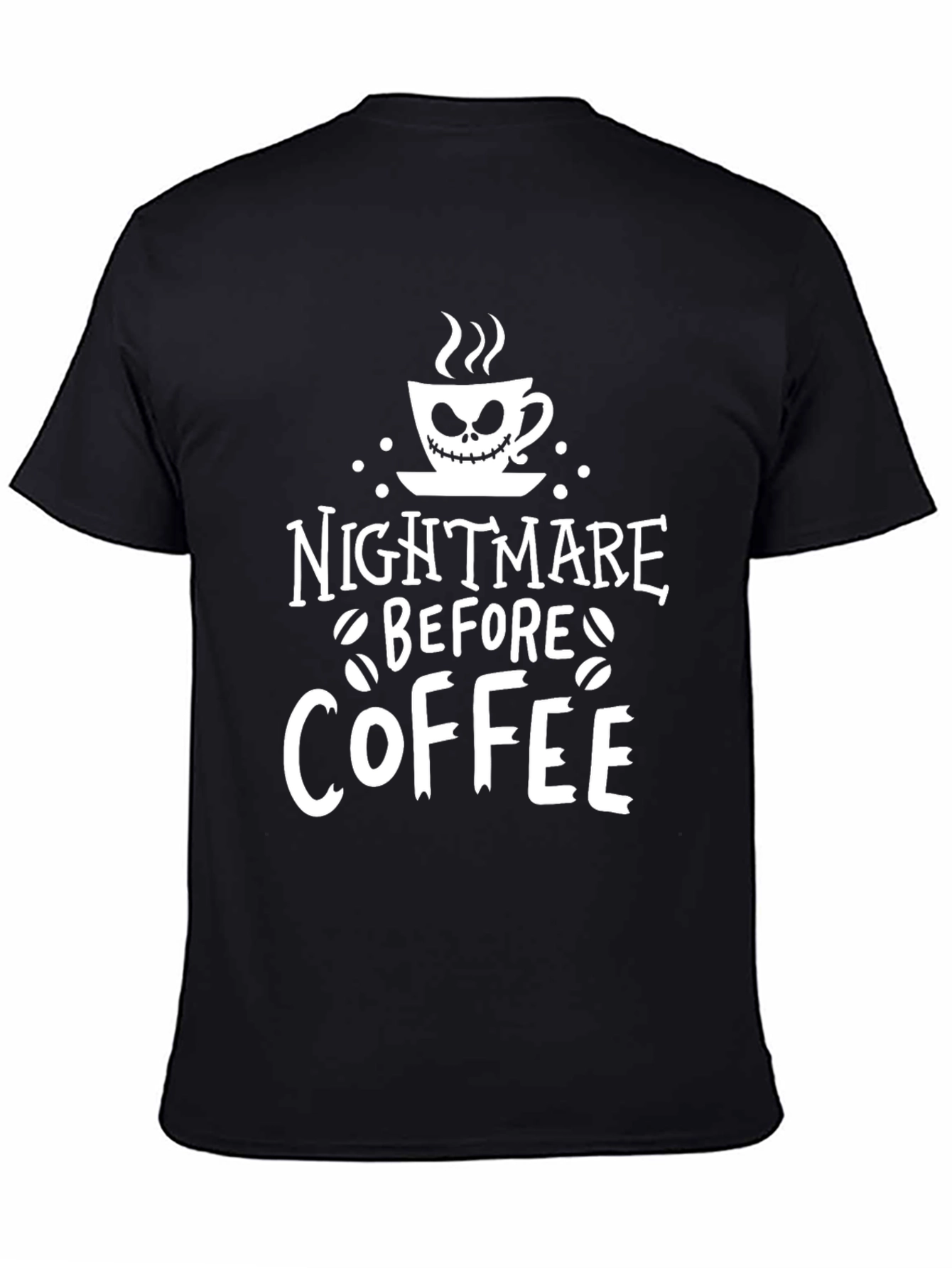 Nightmare Before Coffee T-Shirt - Spooky Season Style
