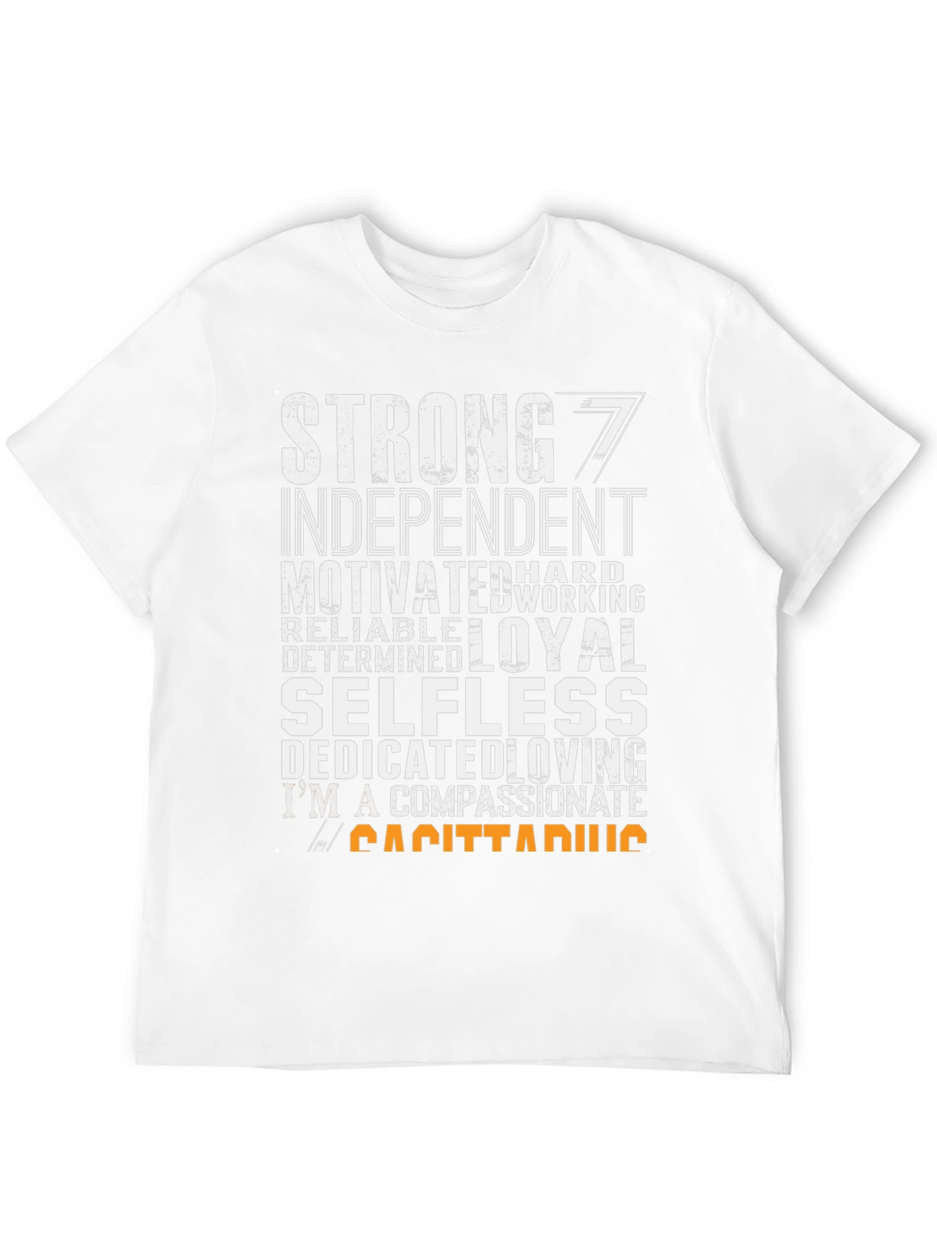 Sagittarius Zodiac T-Shirt - Strong Loyal Compassionate