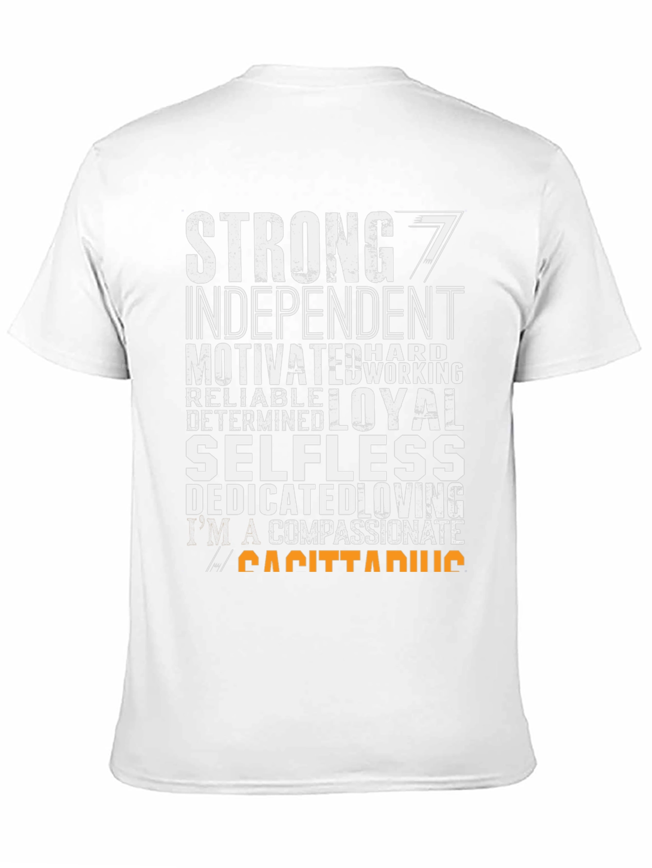 Sagittarius Zodiac T-Shirt - Strong Loyal Compassionate