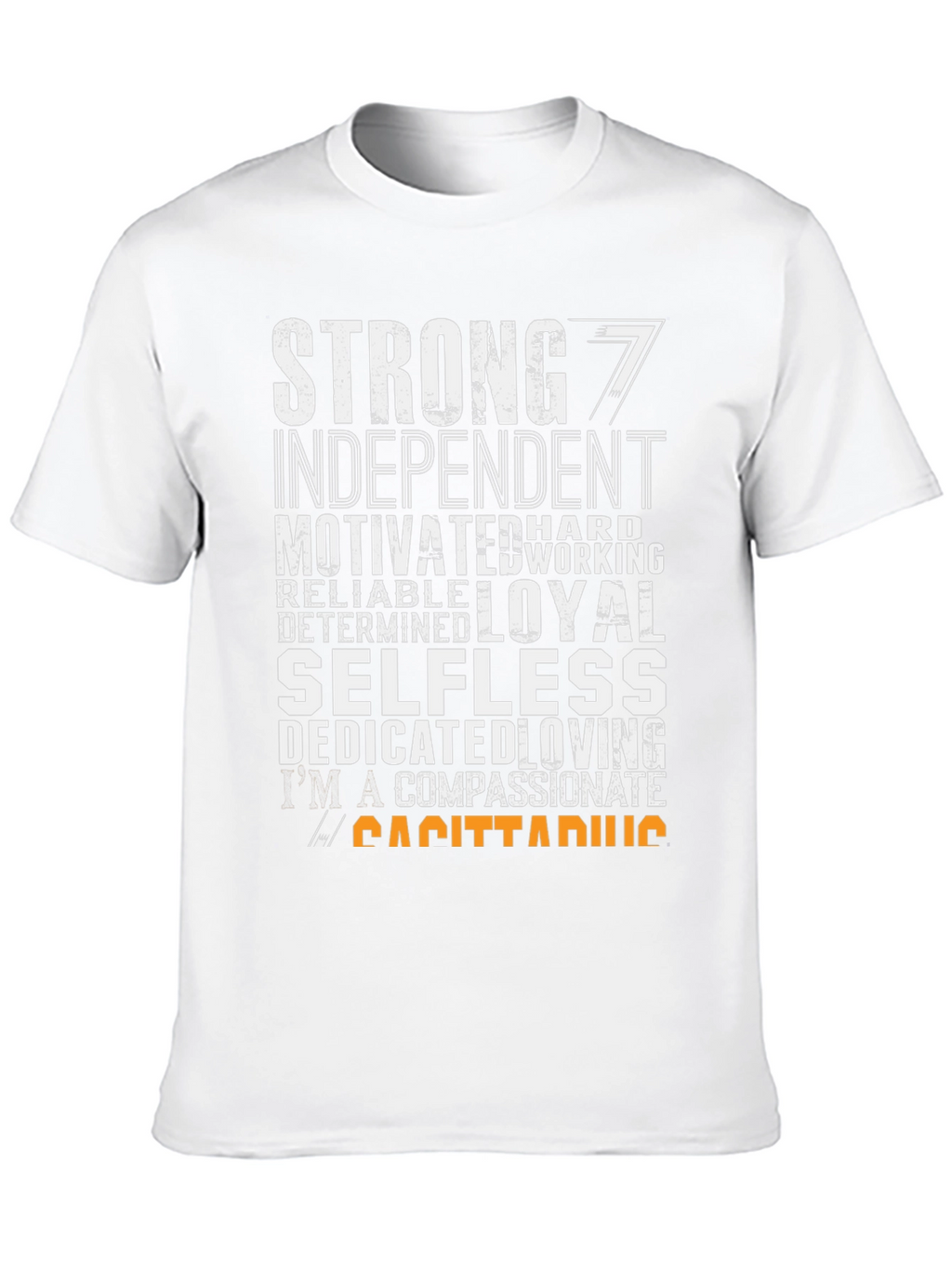 Sagittarius Zodiac T-Shirt - Strong Loyal Compassionate