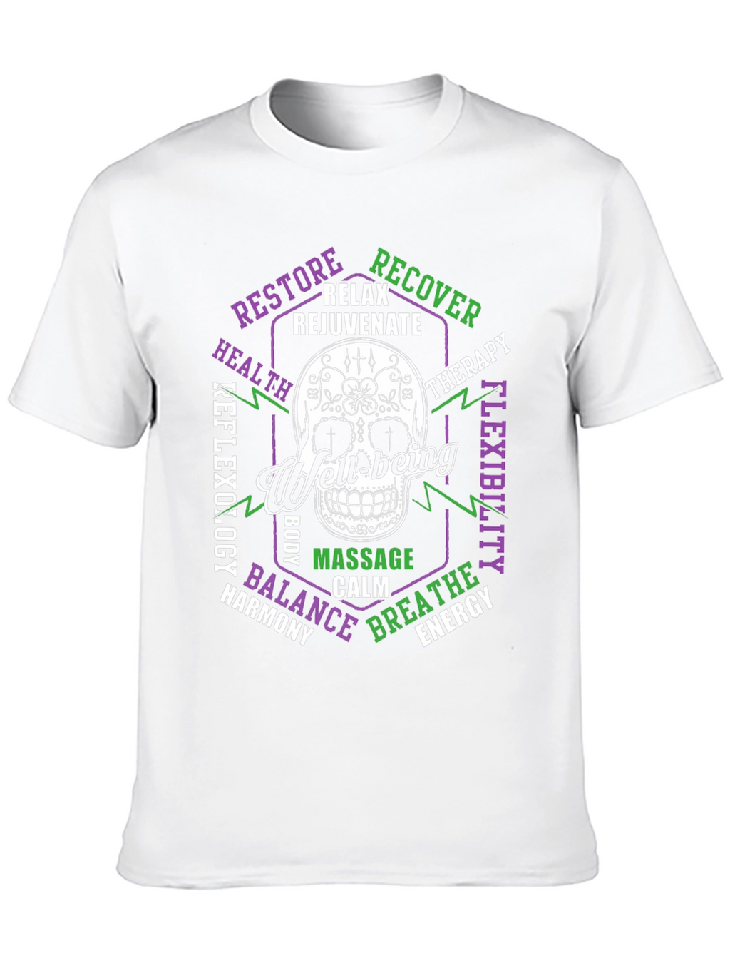 Well-being Skull Graphic T-Shirt