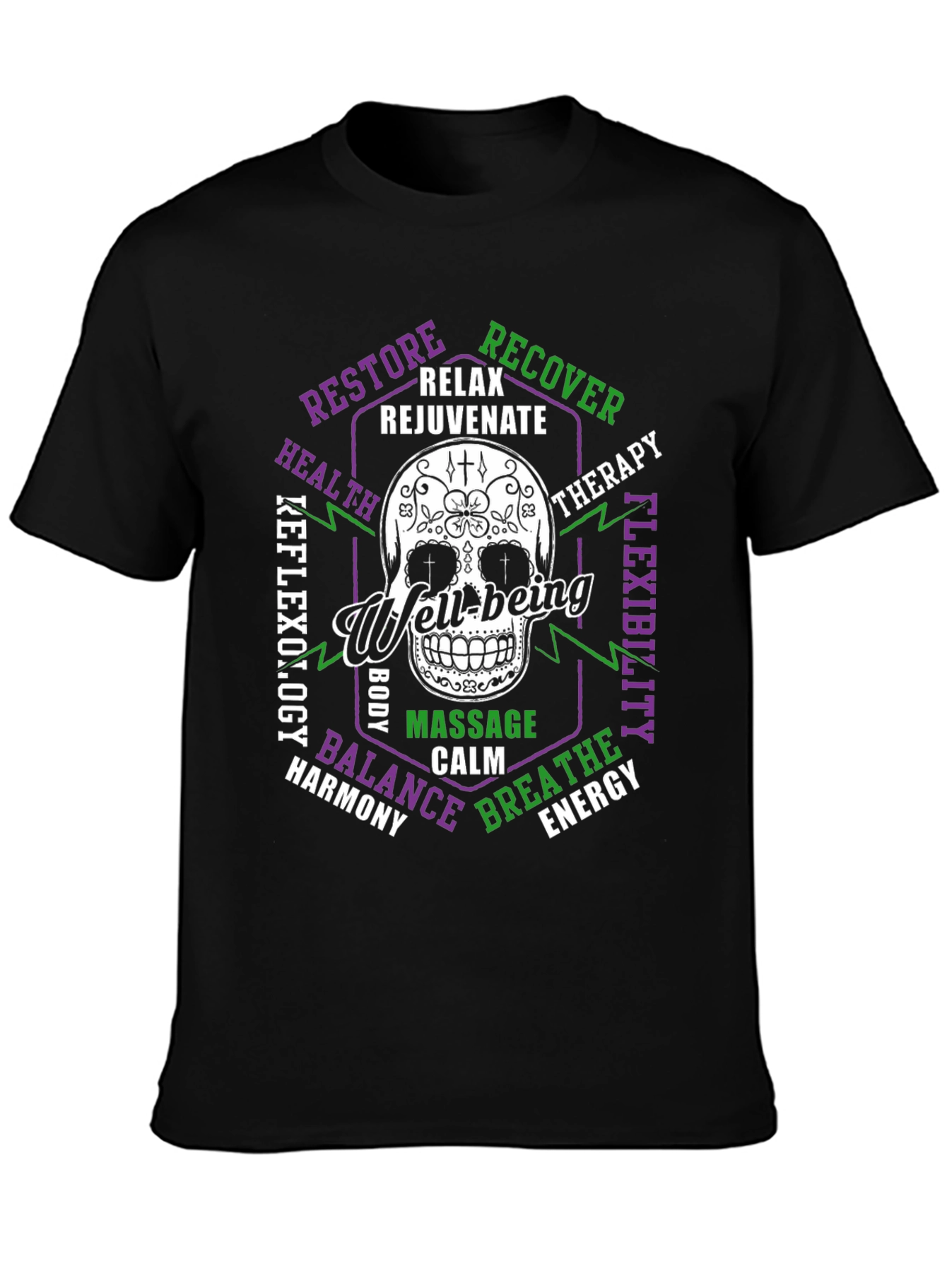 Well-being Skull Graphic T-Shirt
