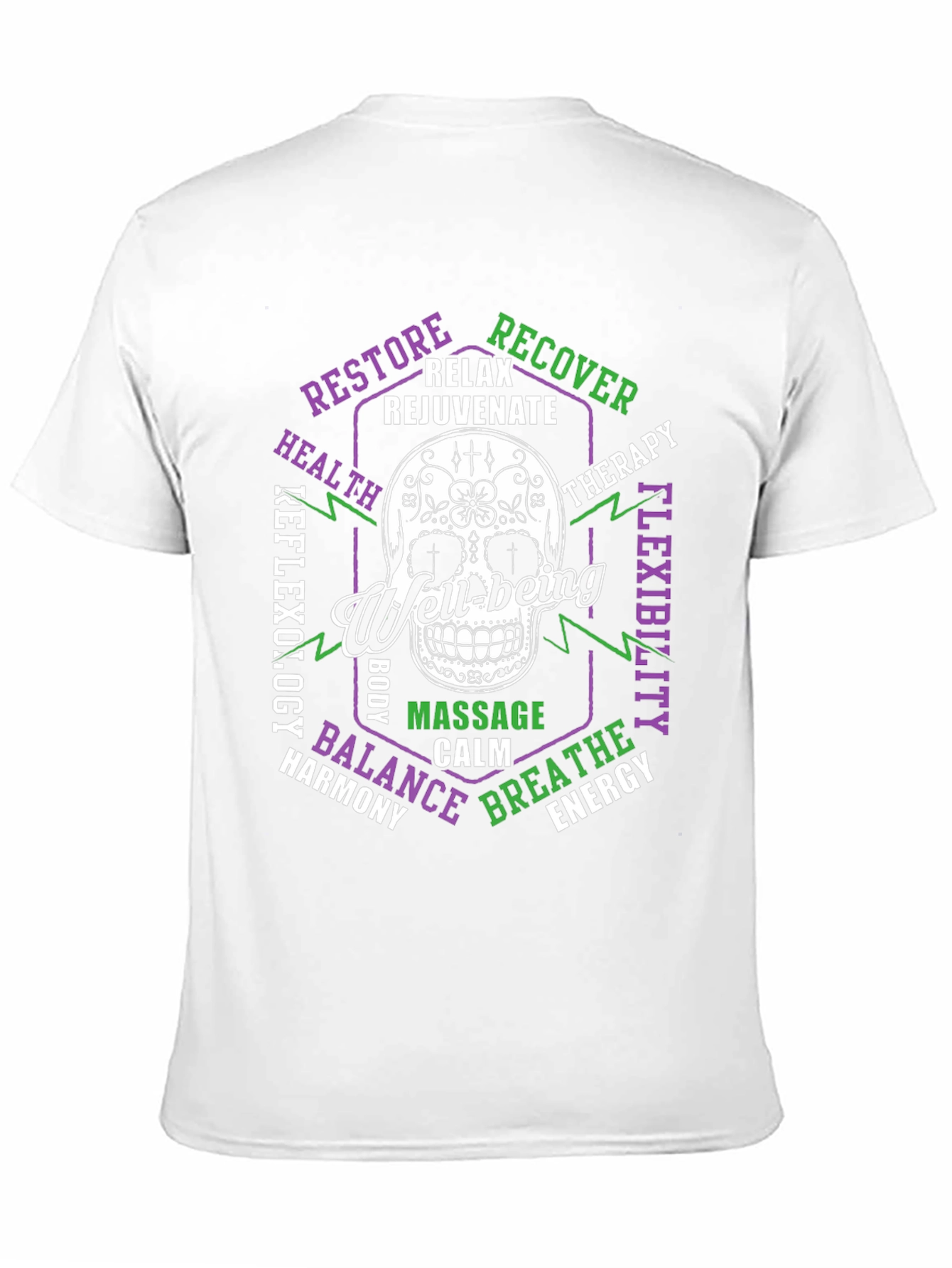 Well-being Skull Graphic T-Shirt