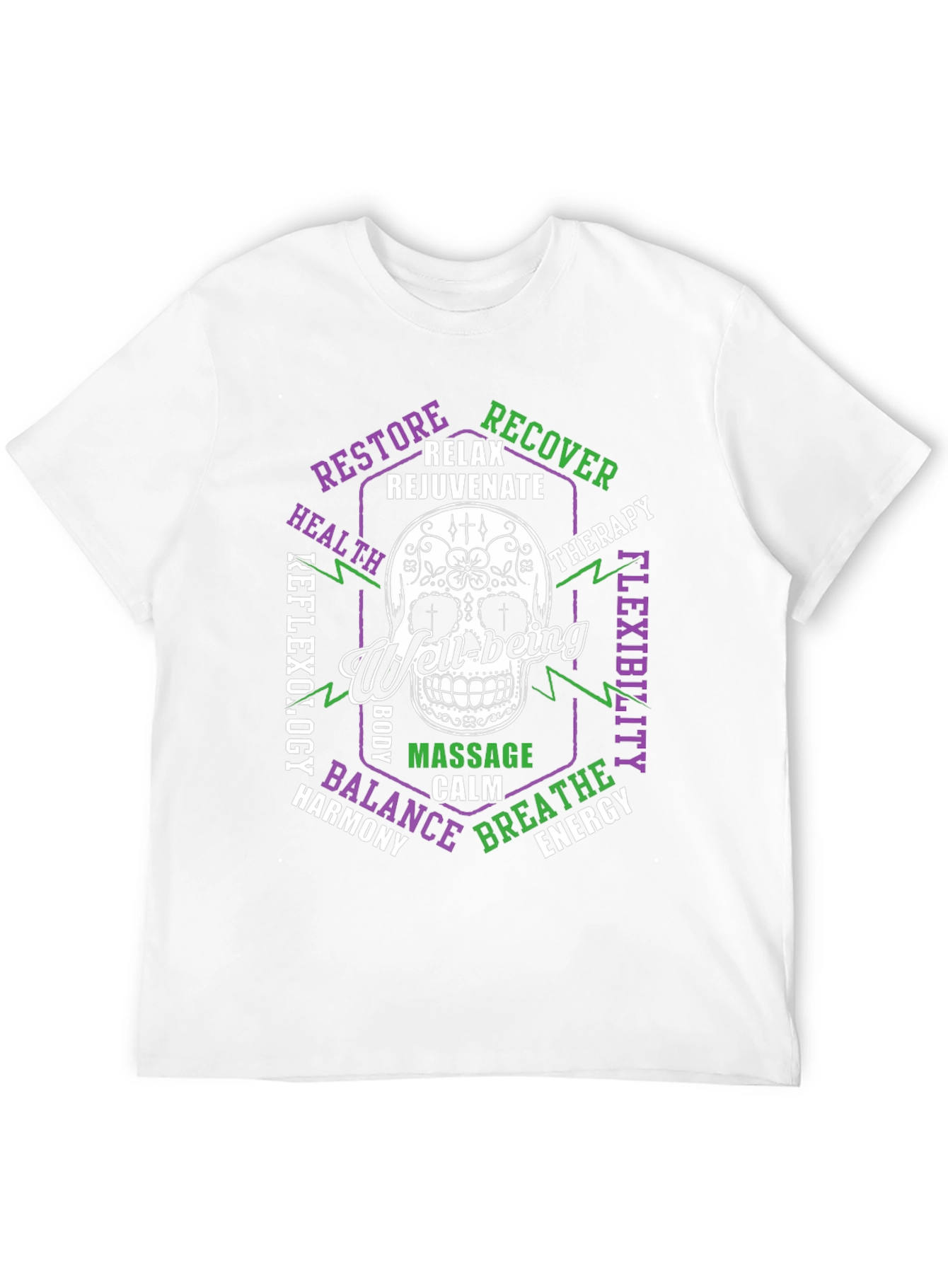 Well-being Skull Graphic T-Shirt