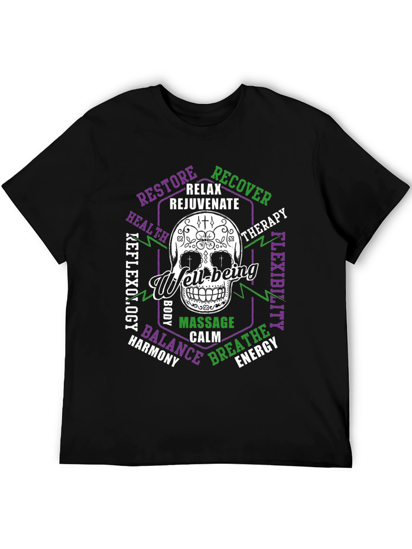 Well-being Skull Graphic T-Shirt