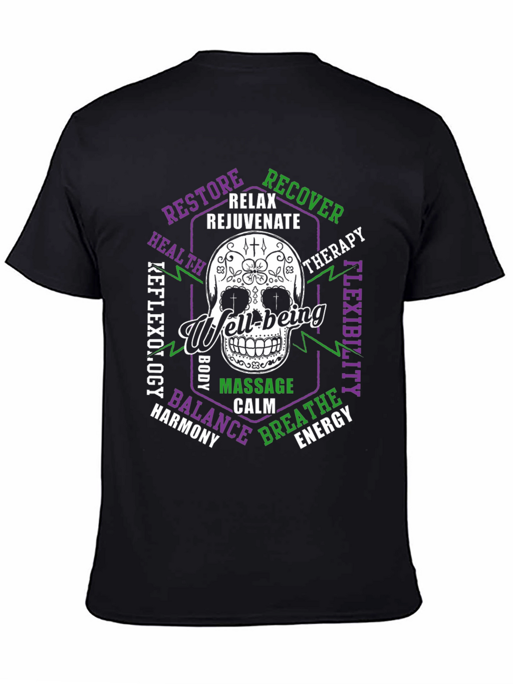 Well-being Skull Graphic T-Shirt