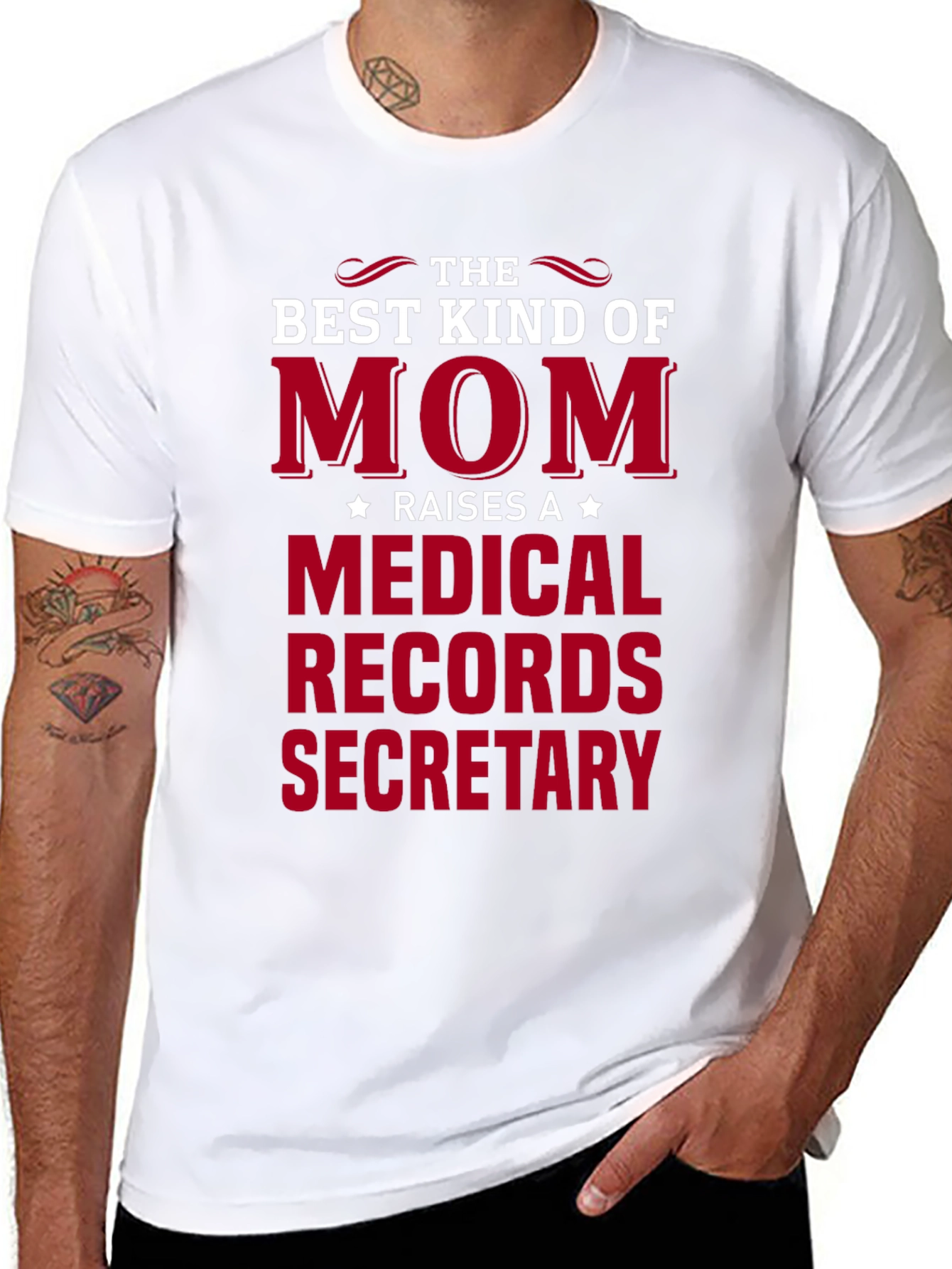 Best Kind of Mom Medical Records Secretary T-Shirt