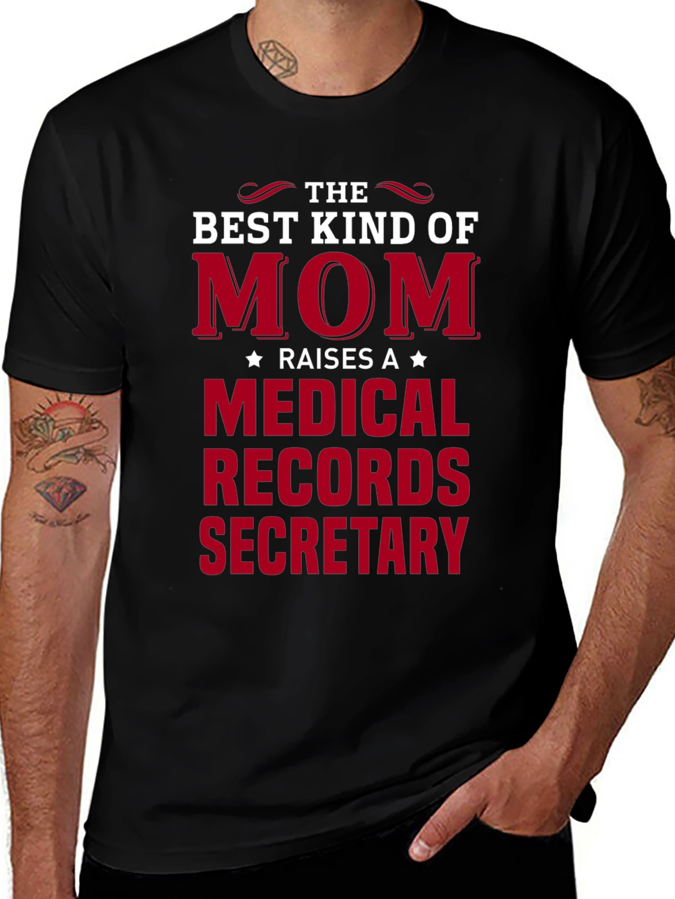 Best Kind of Mom Medical Records Secretary T-Shirt