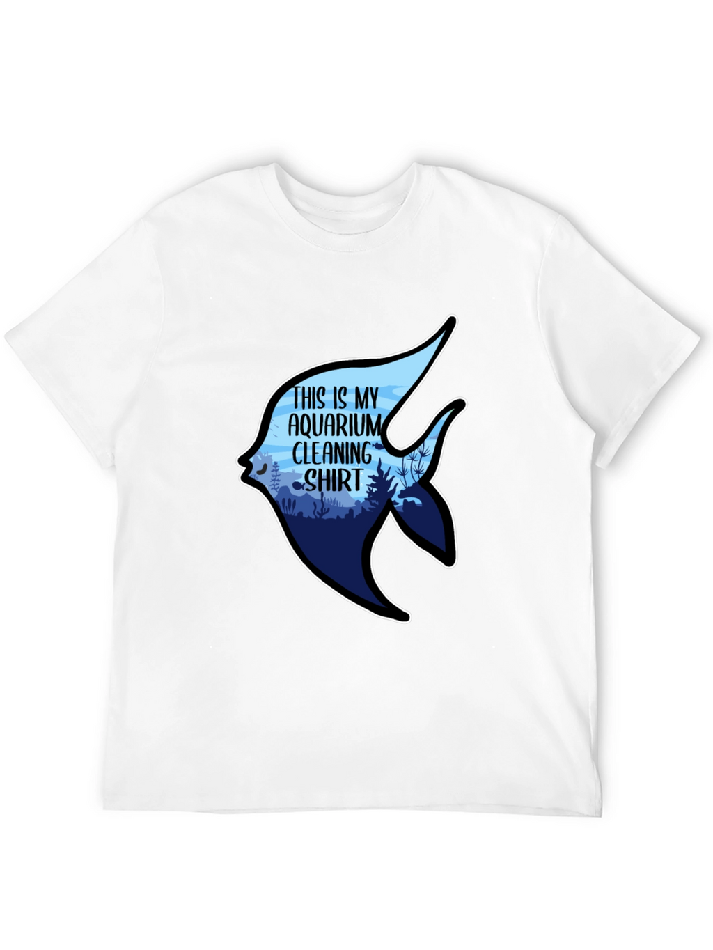 Aquarium Cleaning Shirt - Novelty Graphic Tee