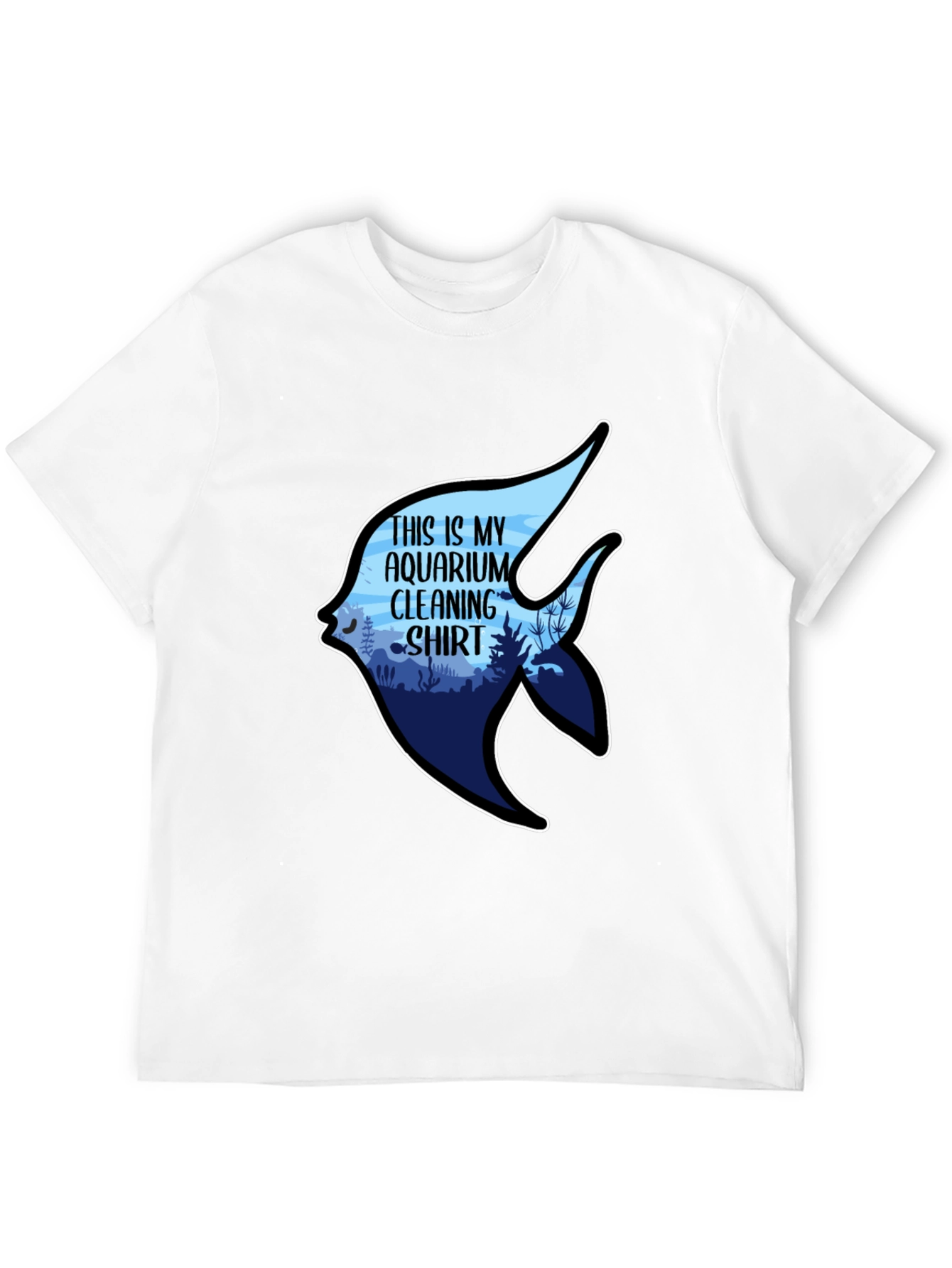 Aquarium Cleaning Shirt - Novelty Graphic Tee
