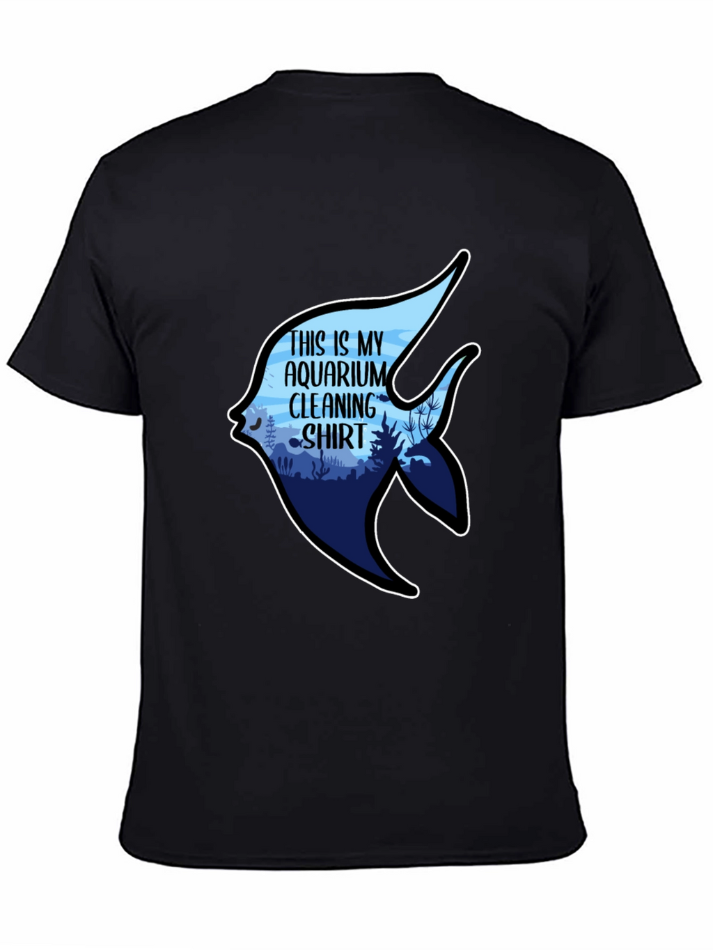 Aquarium Cleaning Shirt - Novelty Graphic Tee